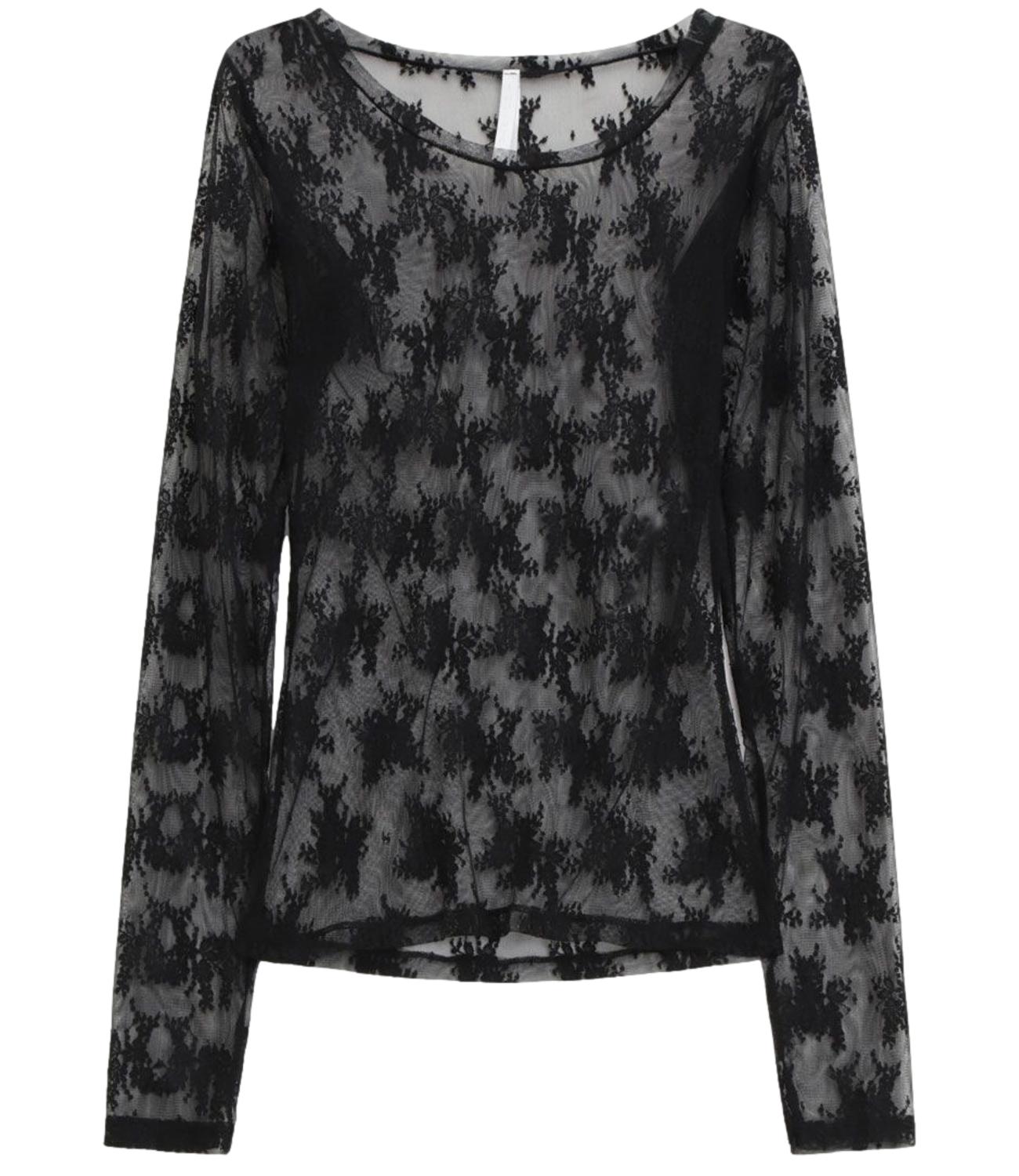 Imperial Camicia Pizzo Nero Donna