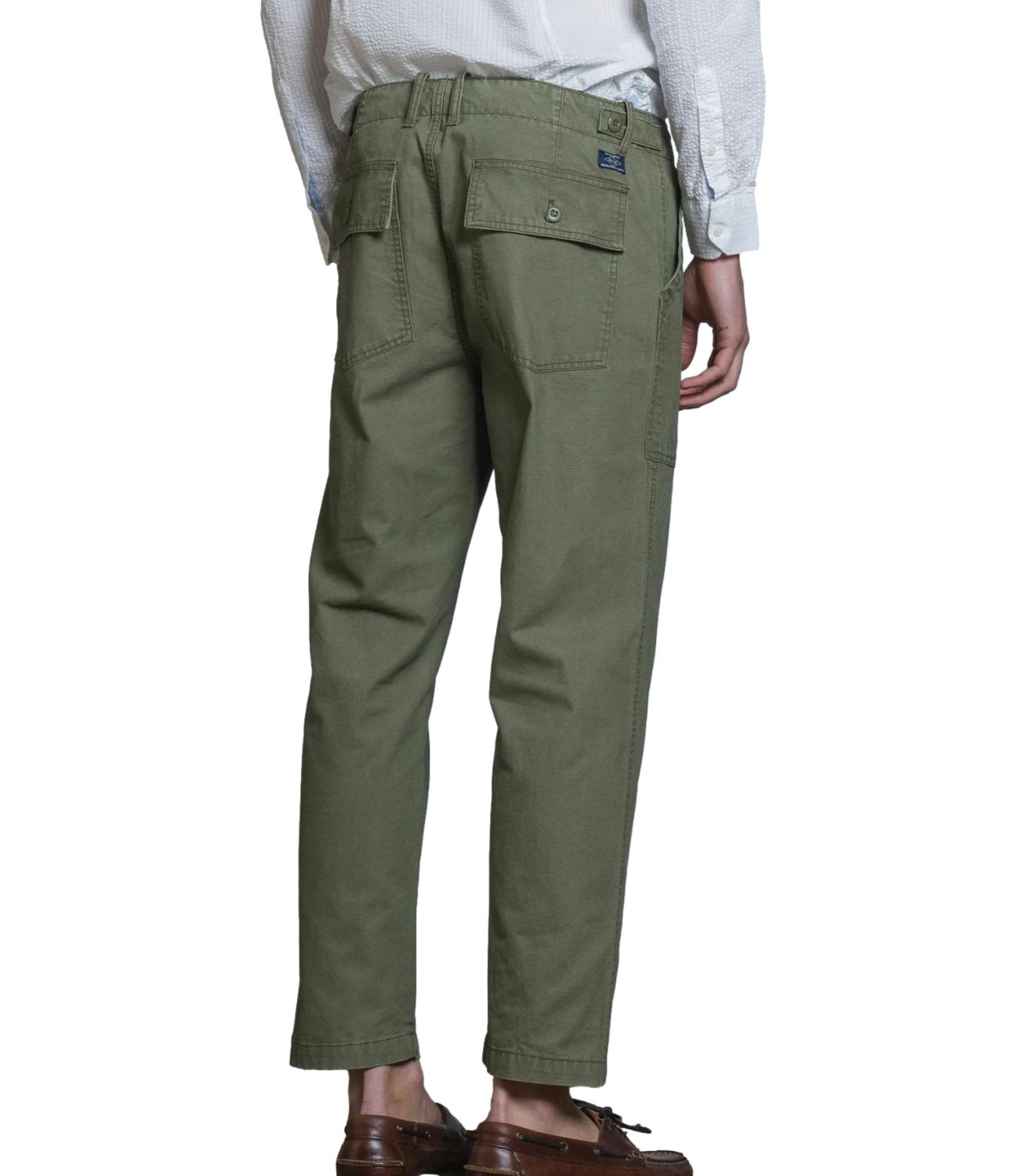 Pantaloni verdi cotone