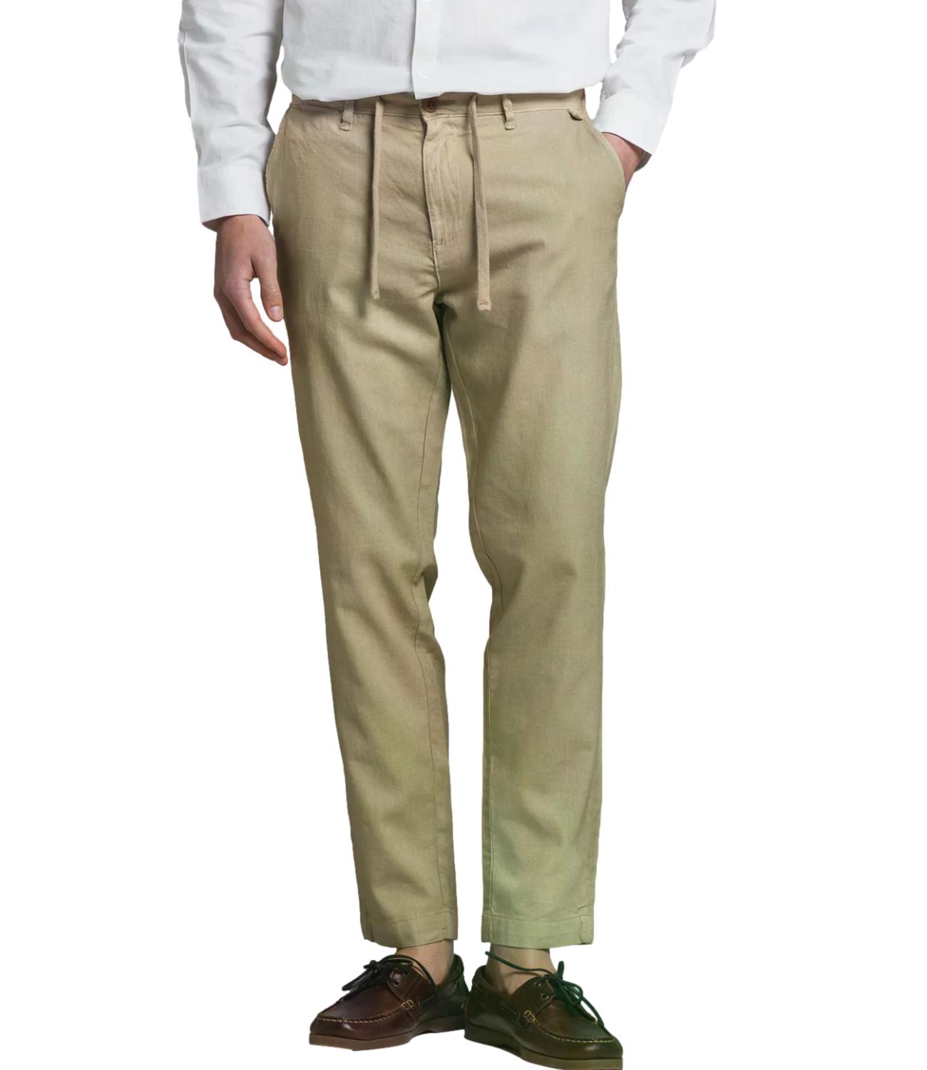 Pantalone lino Impure IM26SSPM MILES Uomo - Desert