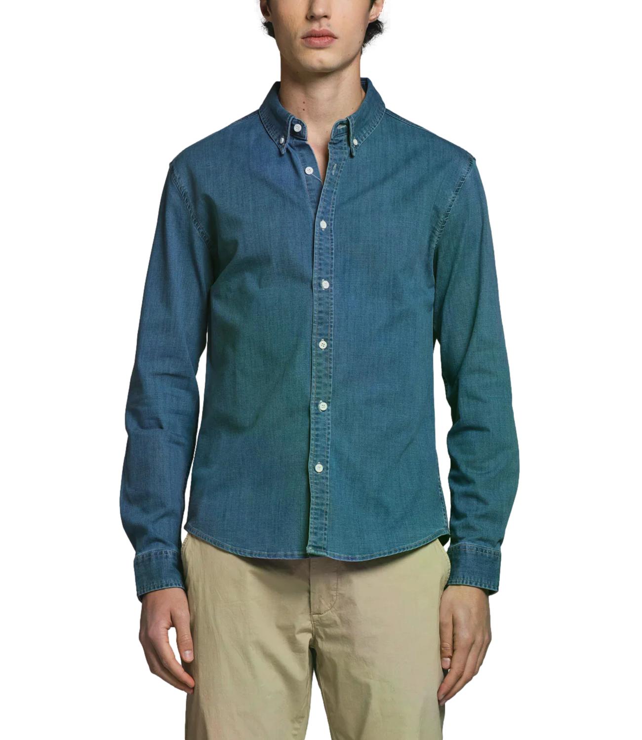 Camicia jeans Impure IM26SSSM CONNOR Uomo - Stone Wash Blue