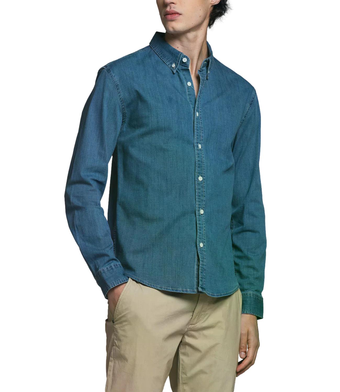 Camicia jeans Impure IM26SSSM CONNOR Uomo - Stone Wash Blue