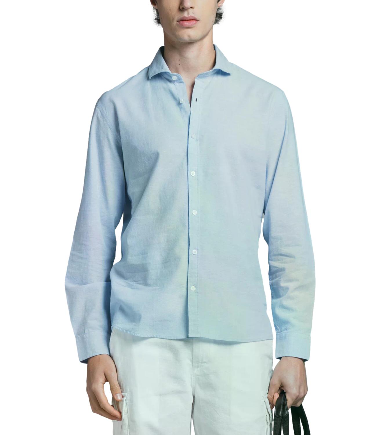 Camicia lino Impure IM26SSSM RILEY LIN Uomo - Sky