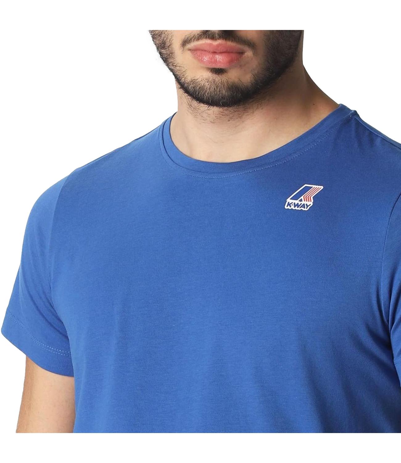T-Shirt K-Way K7142KW Uomo - Blue Royal Marine