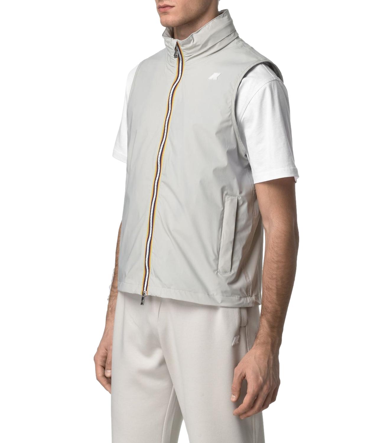 Gilet k-way valen stretch nylon jersey beige chiaro