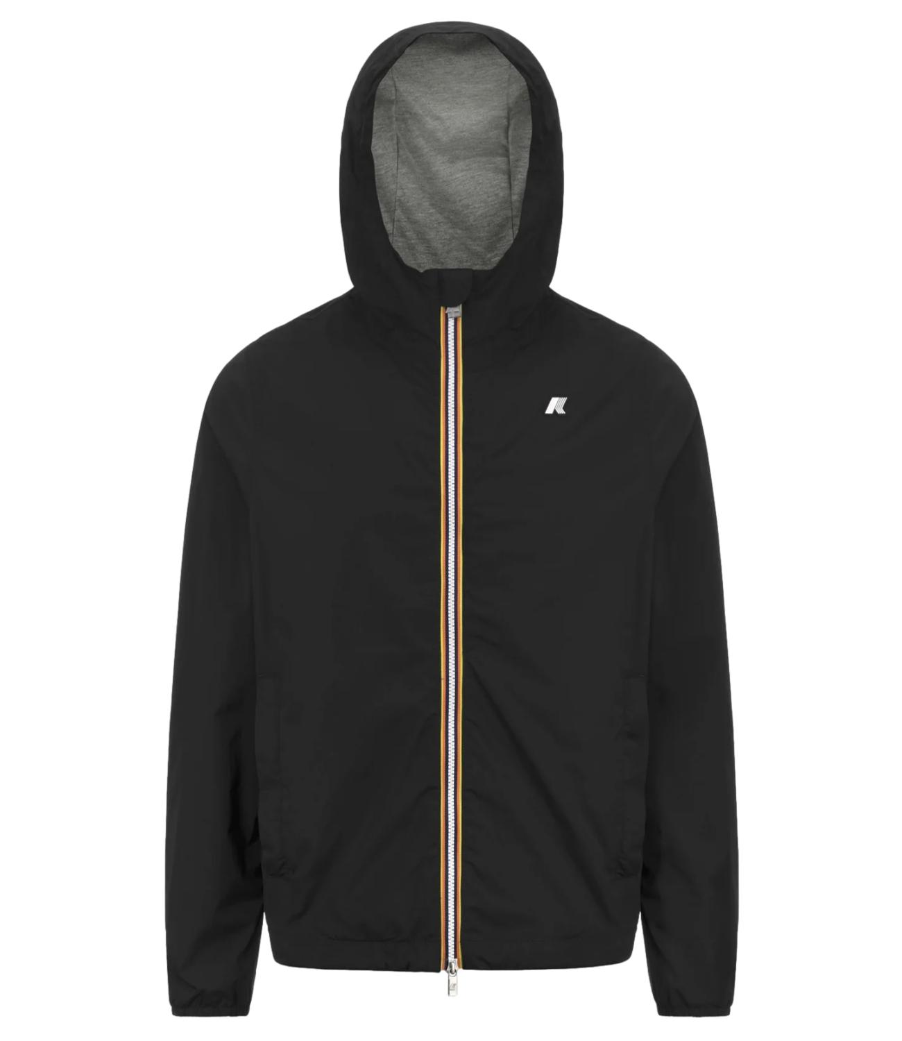 K-way Jack stretch nylon jersey black pure