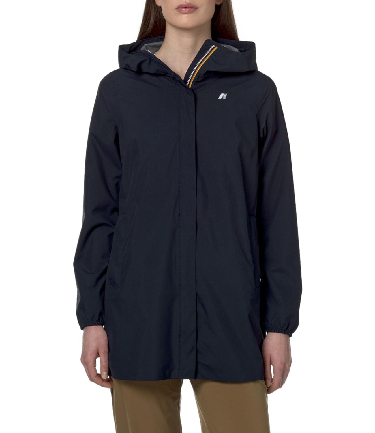 Sophie stretch dot blue depth donna
