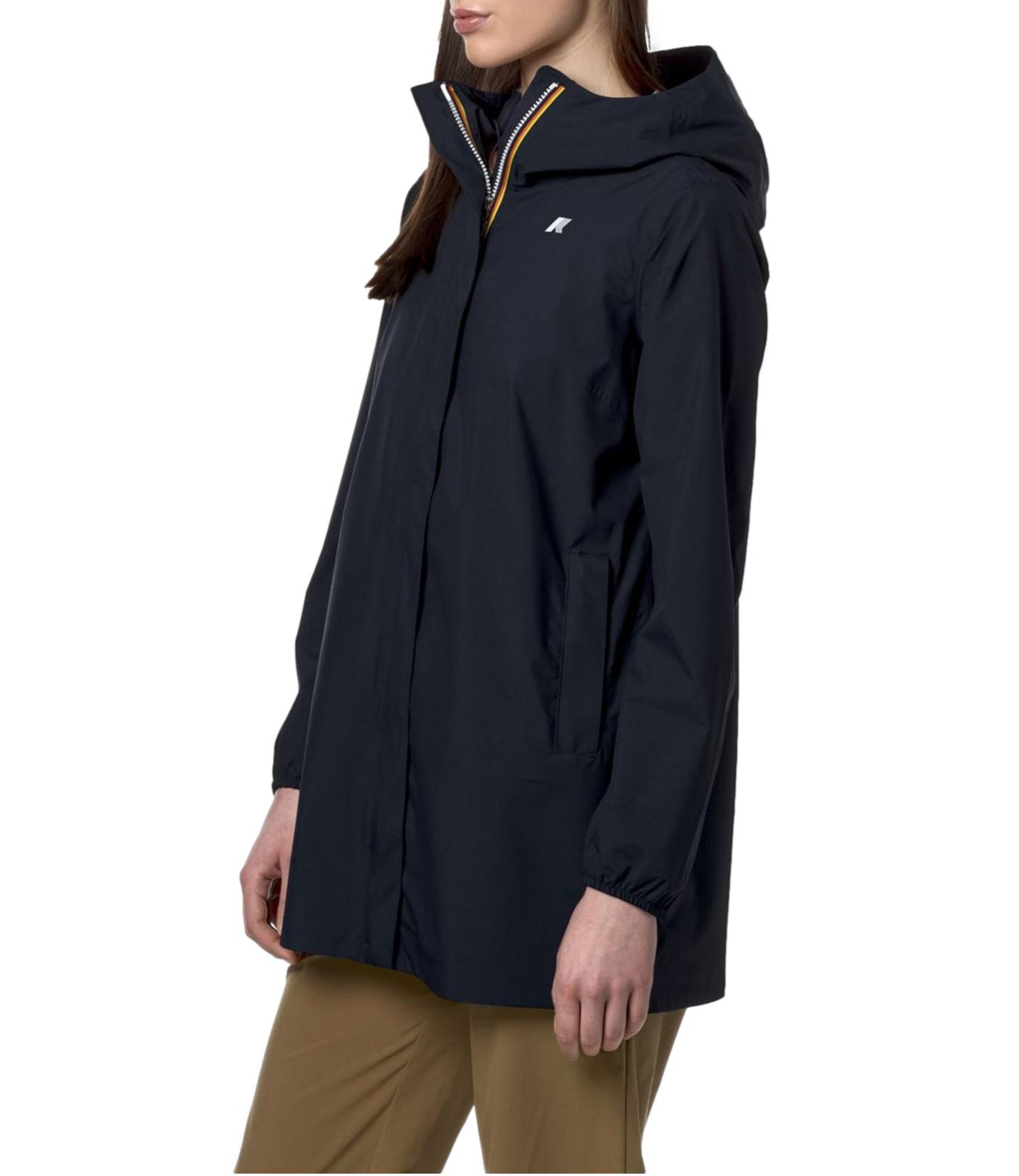 Sophie stretch dot blue depth donna