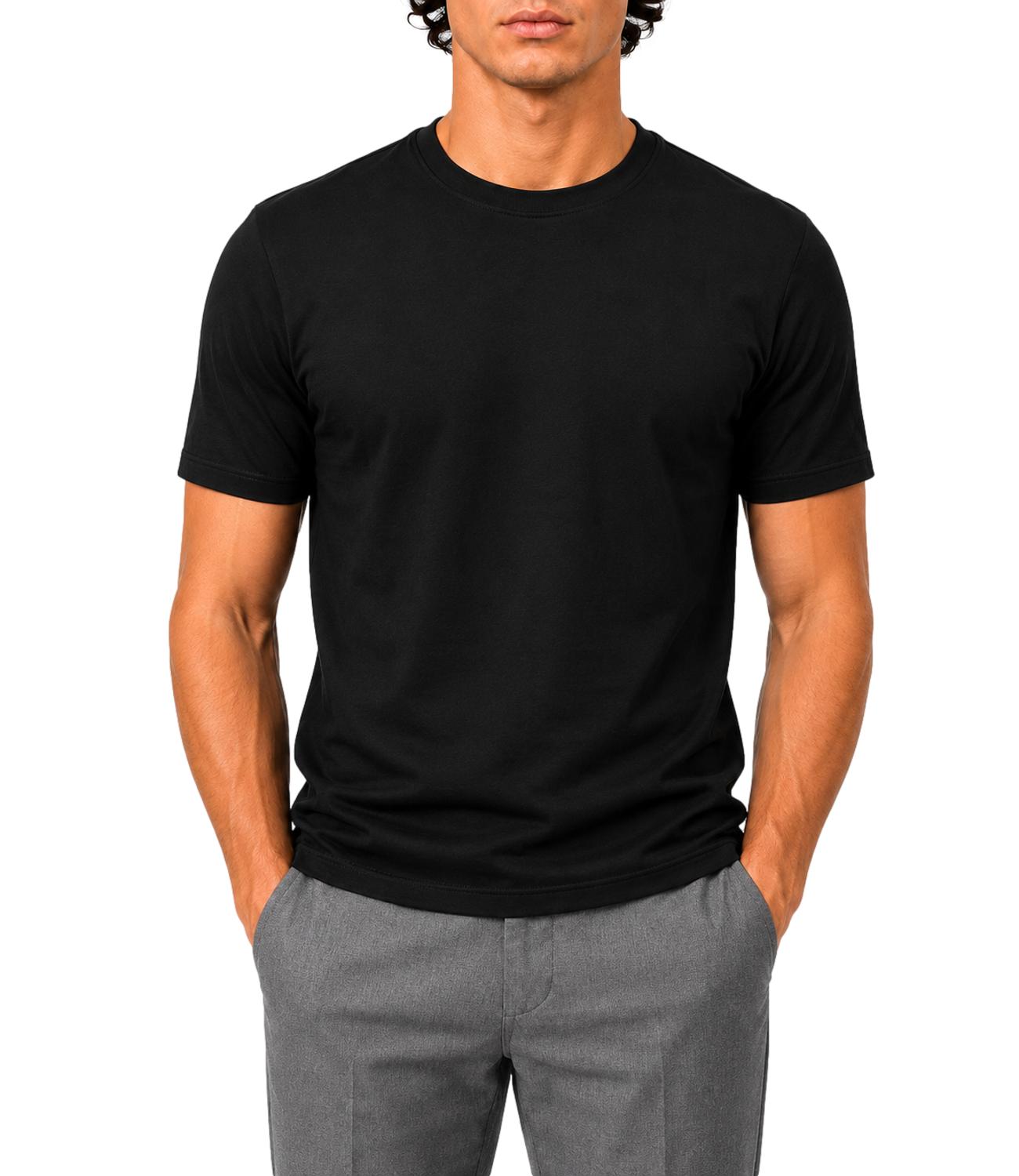 T-Shirt Kangra 3400 21 Uomo - Nero