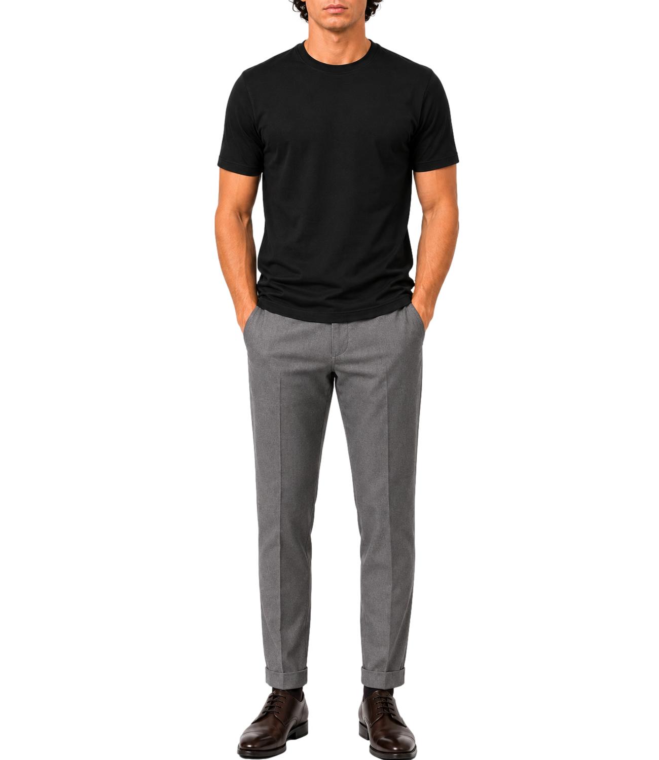 T-Shirt Kangra 3400 21 Uomo - Nero
