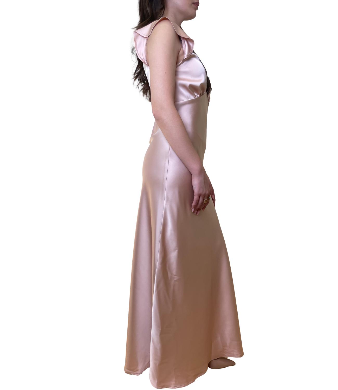 Kontatto Abito Satin Rosa Donna