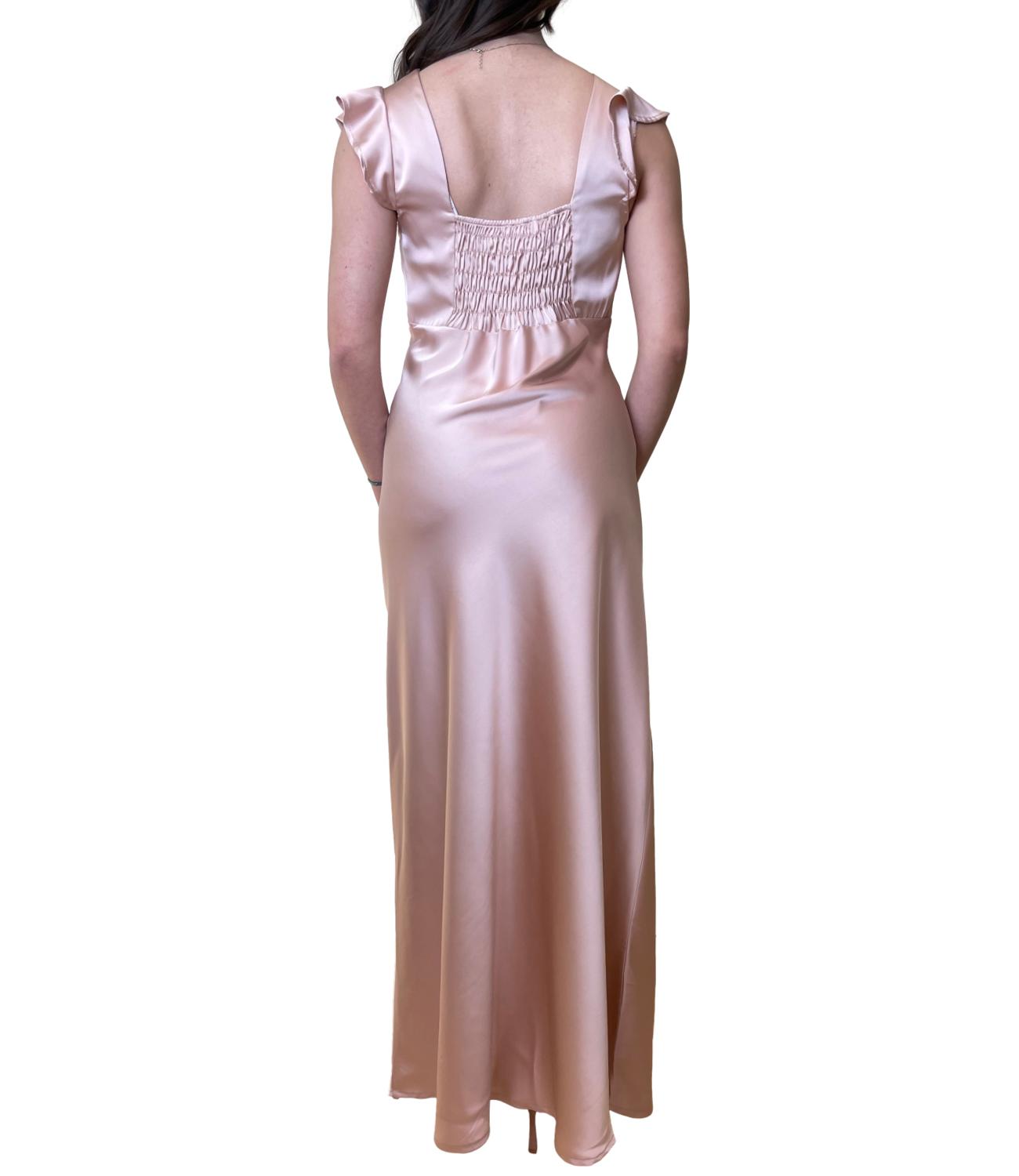 Kontatto Abito Satin Rosa Donna