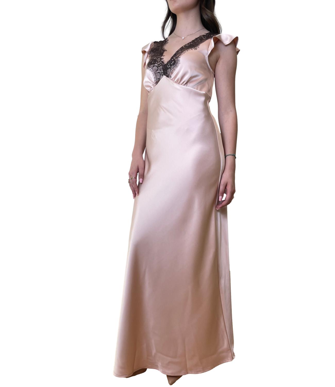 Kontatto Abito Satin Rosa Donna