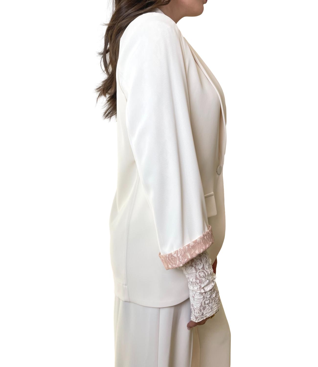 Kontatto Giacca Pizzo Burro Donna
