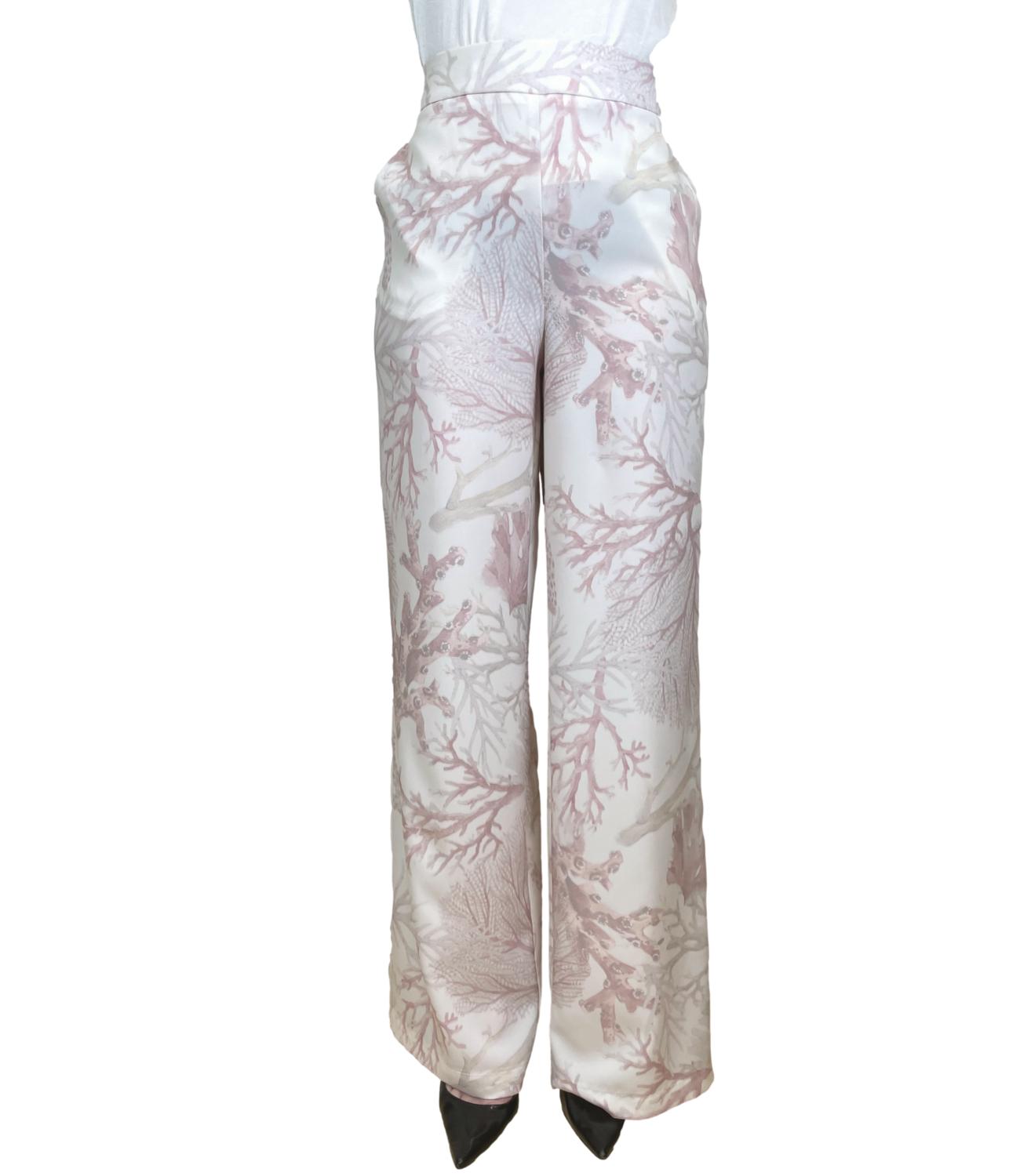 Kontatto Pantalone Coralli Fantasia Donna