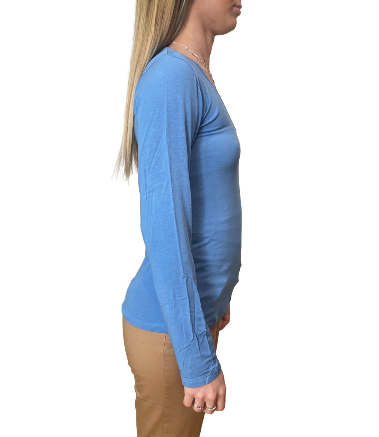 Kontatto Maglia Second Skin Denim Donna