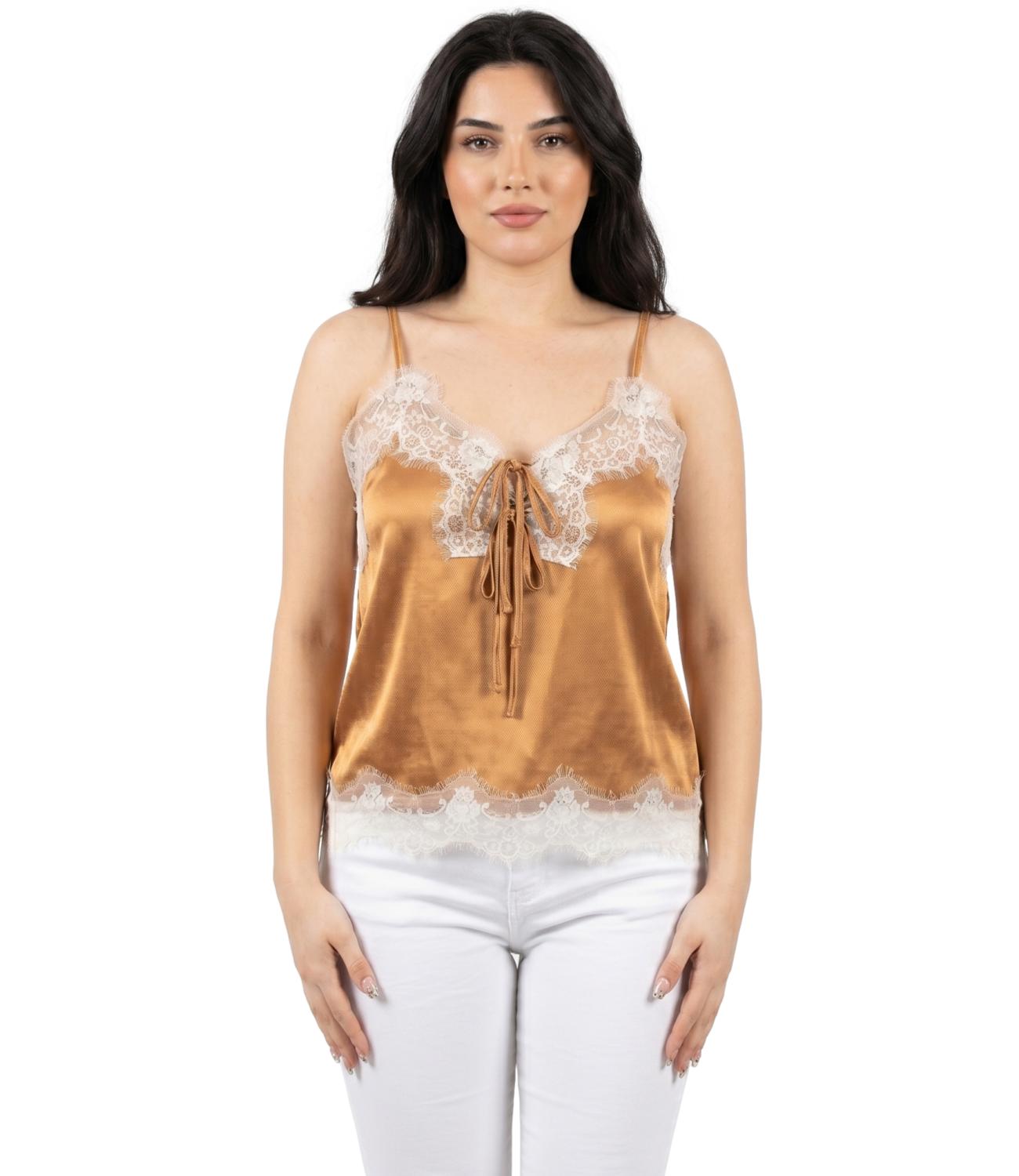 Top Kontatto MU4003N Donna - Bruciato