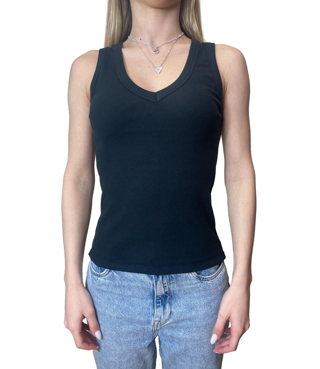 Kontatto Canotta Nero Donna