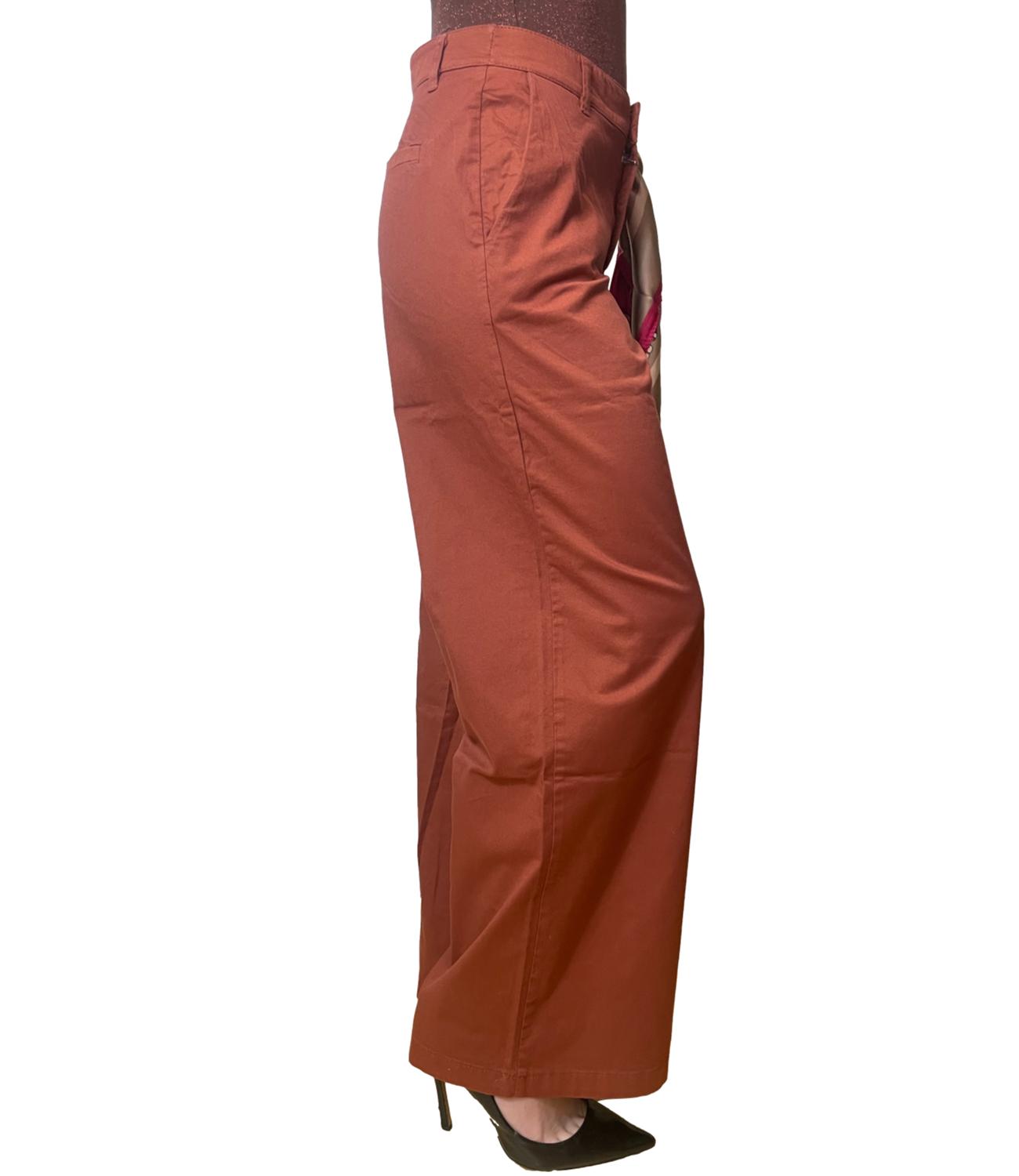 Kontatto Pantalone C/Foulard Ruggine Donna