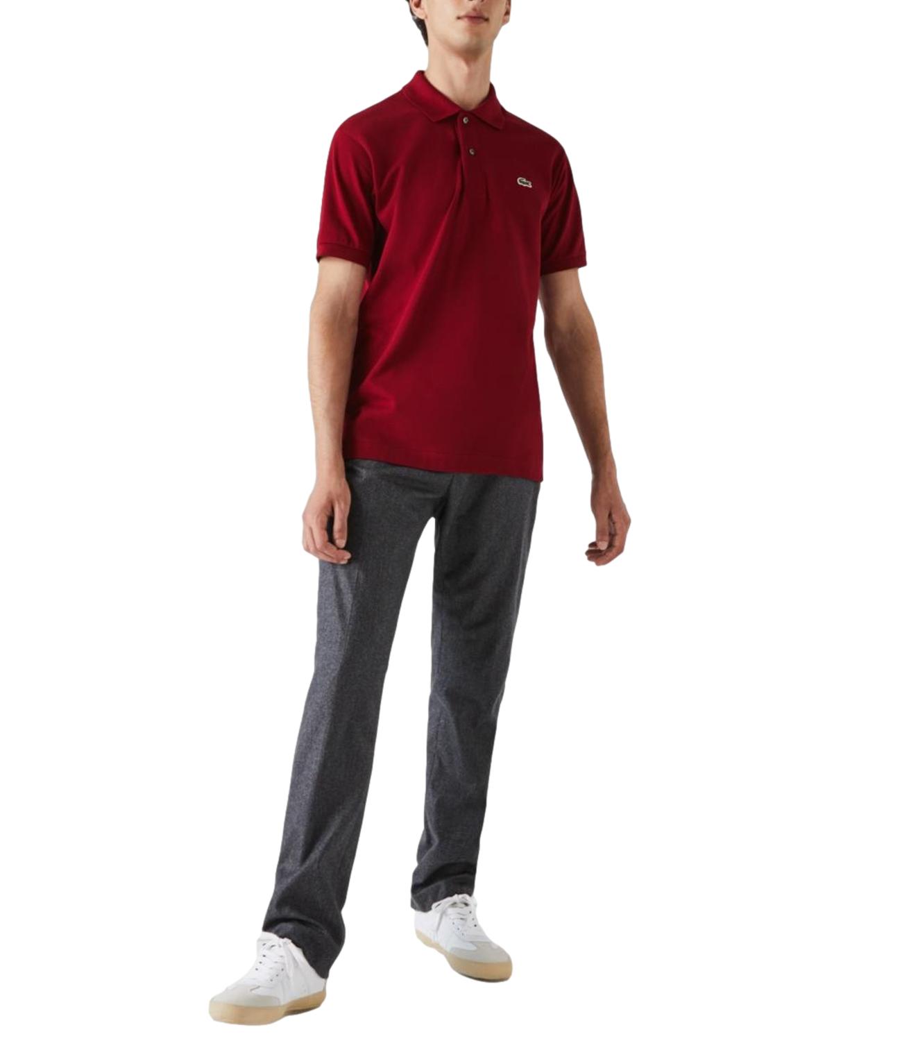 Polo Manica Corta bordeaux