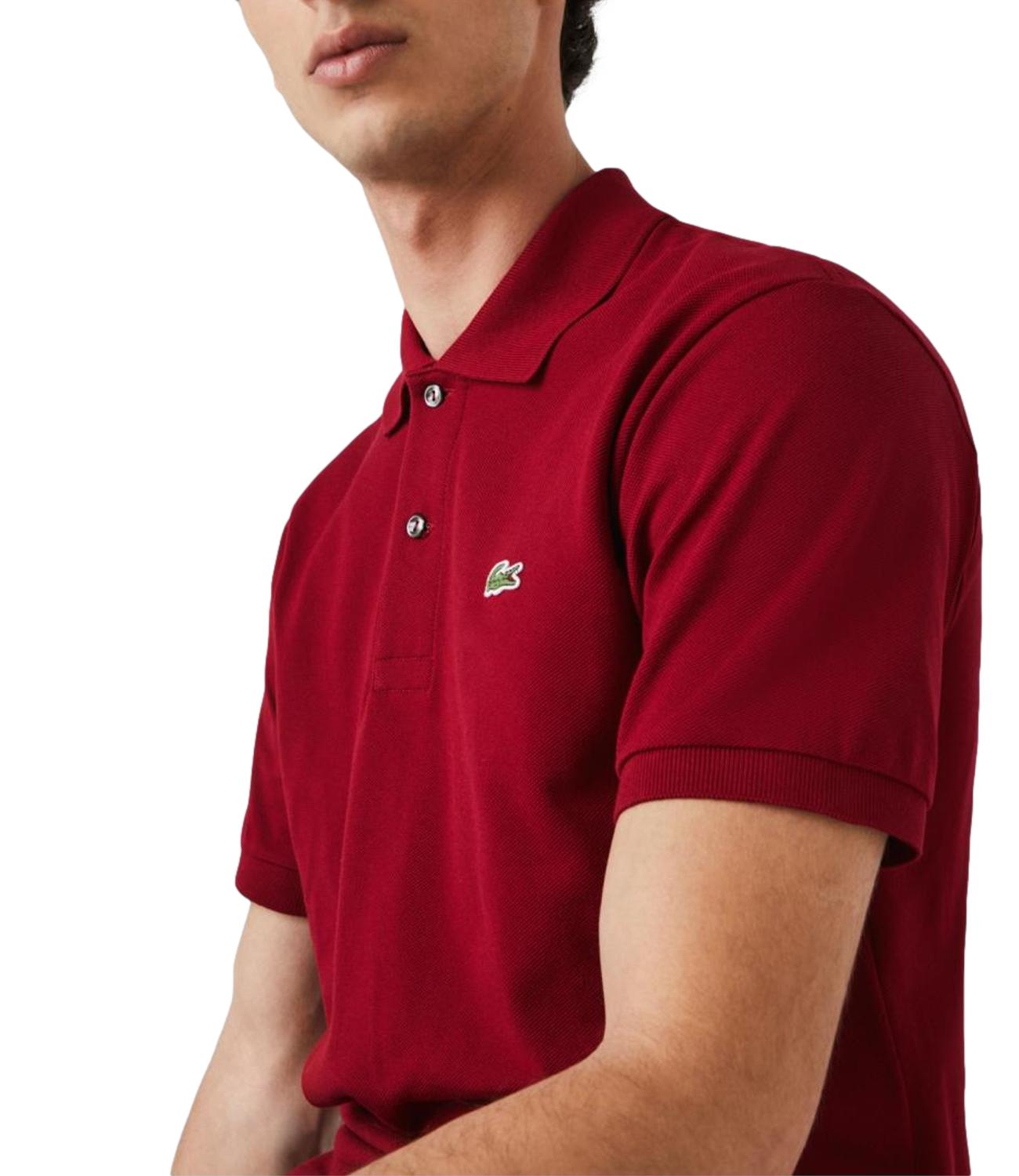 Polo Manica Corta bordeaux