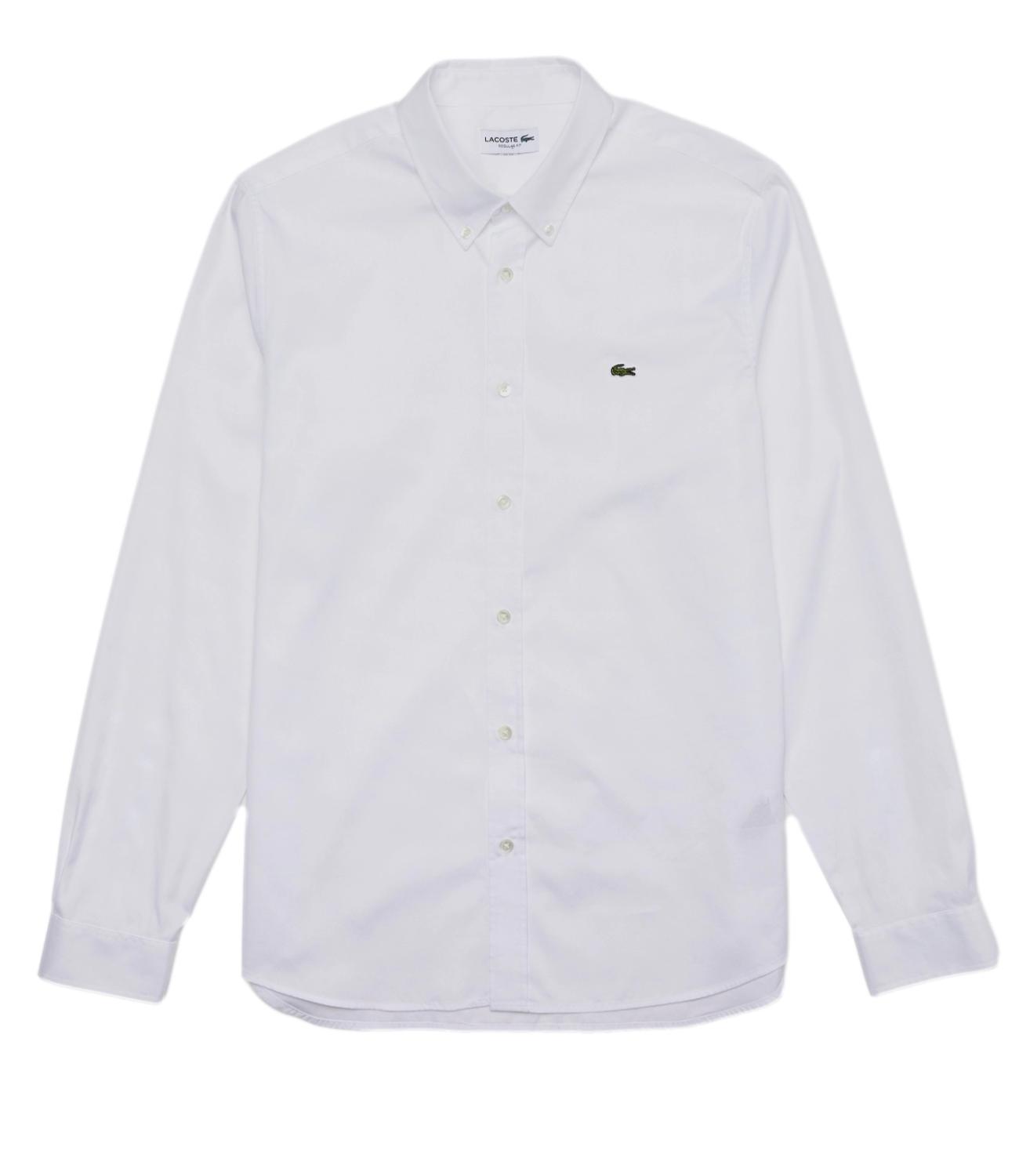 Camicia Lacoste uomo bianca