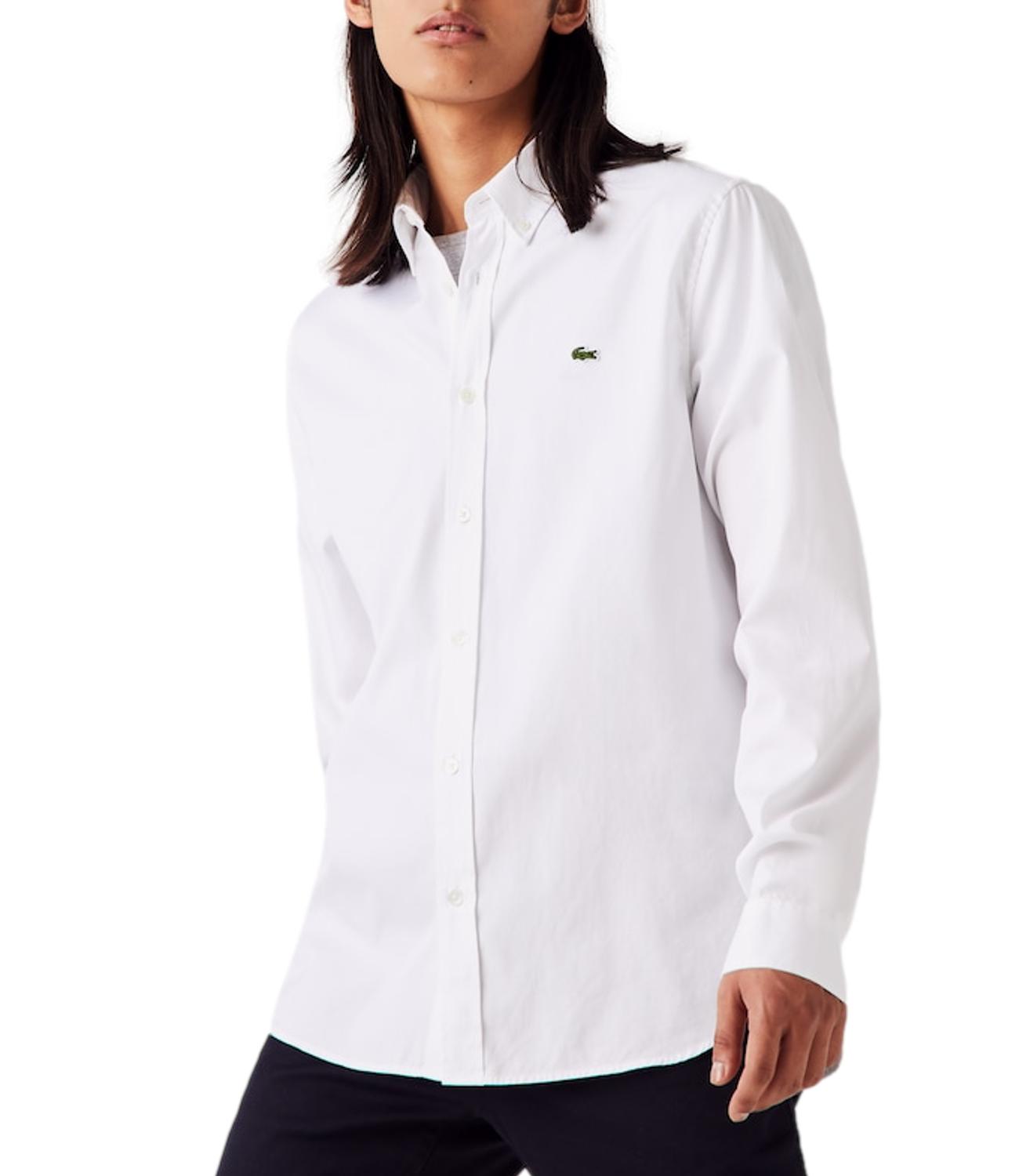 Camicia Lacoste uomo bianca