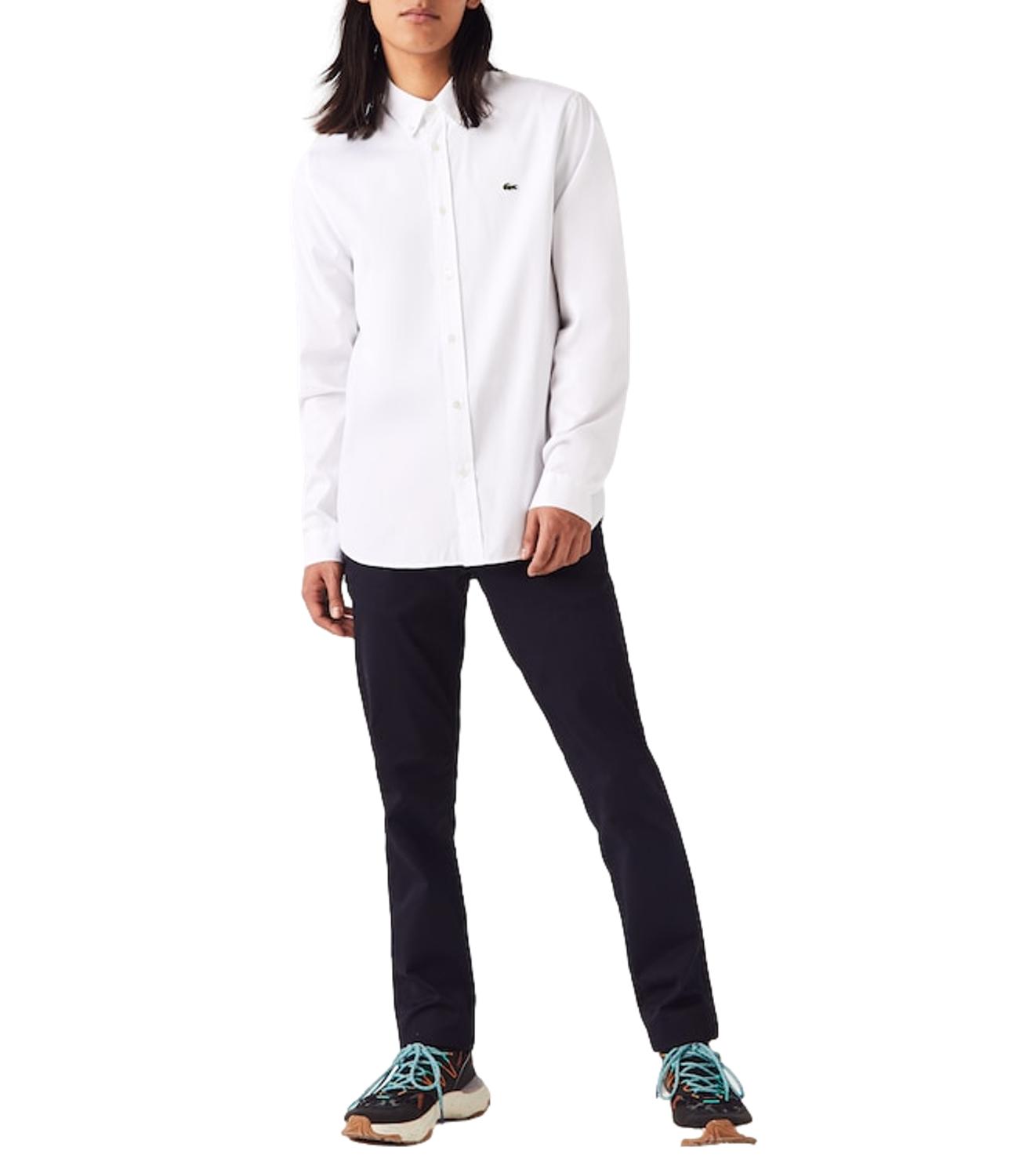 Camicia Lacoste uomo bianca