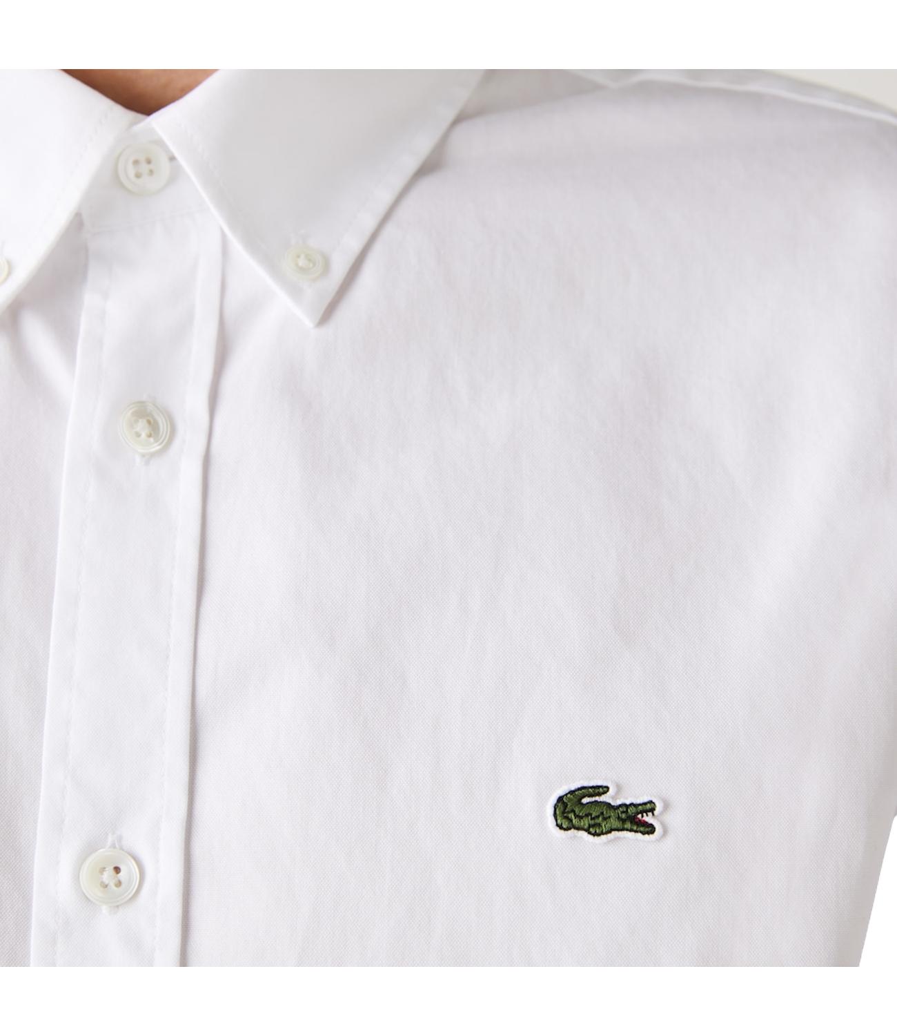 Camicia Lacoste uomo bianca