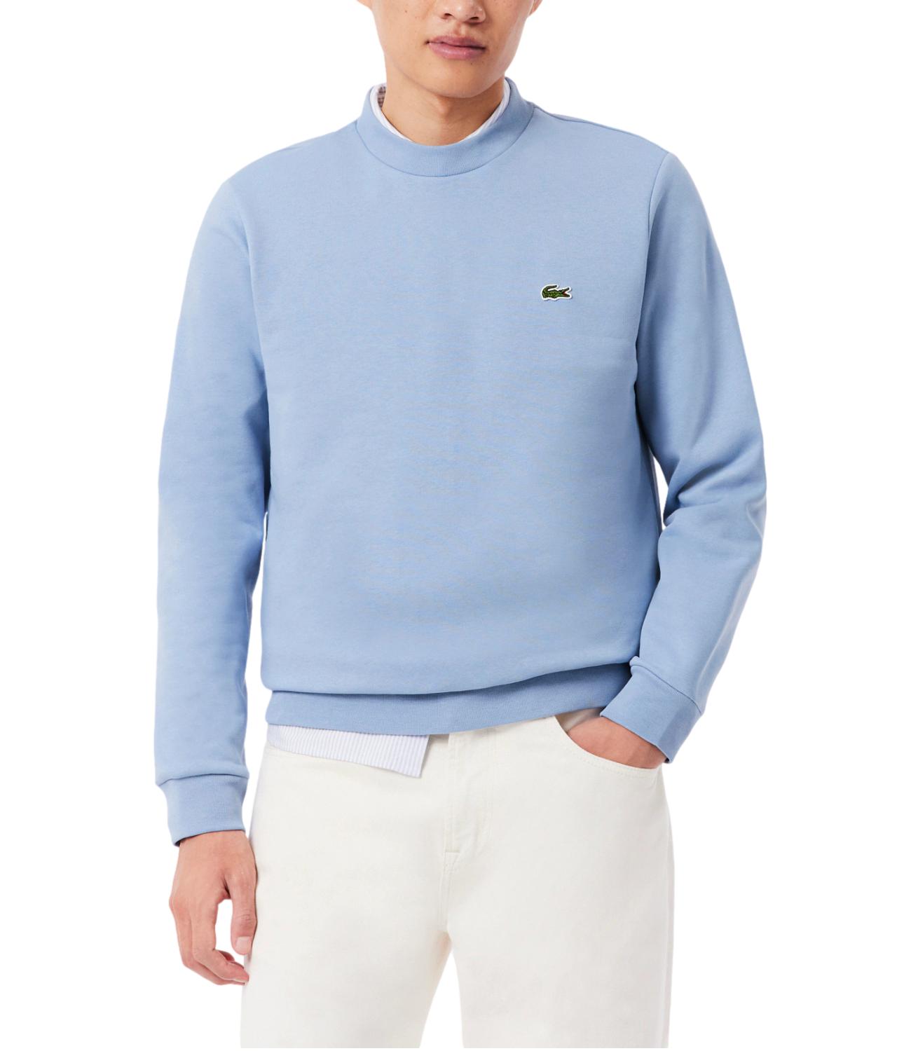 Felpa Lacoste SH9801 Uomo - Blu Chiaro