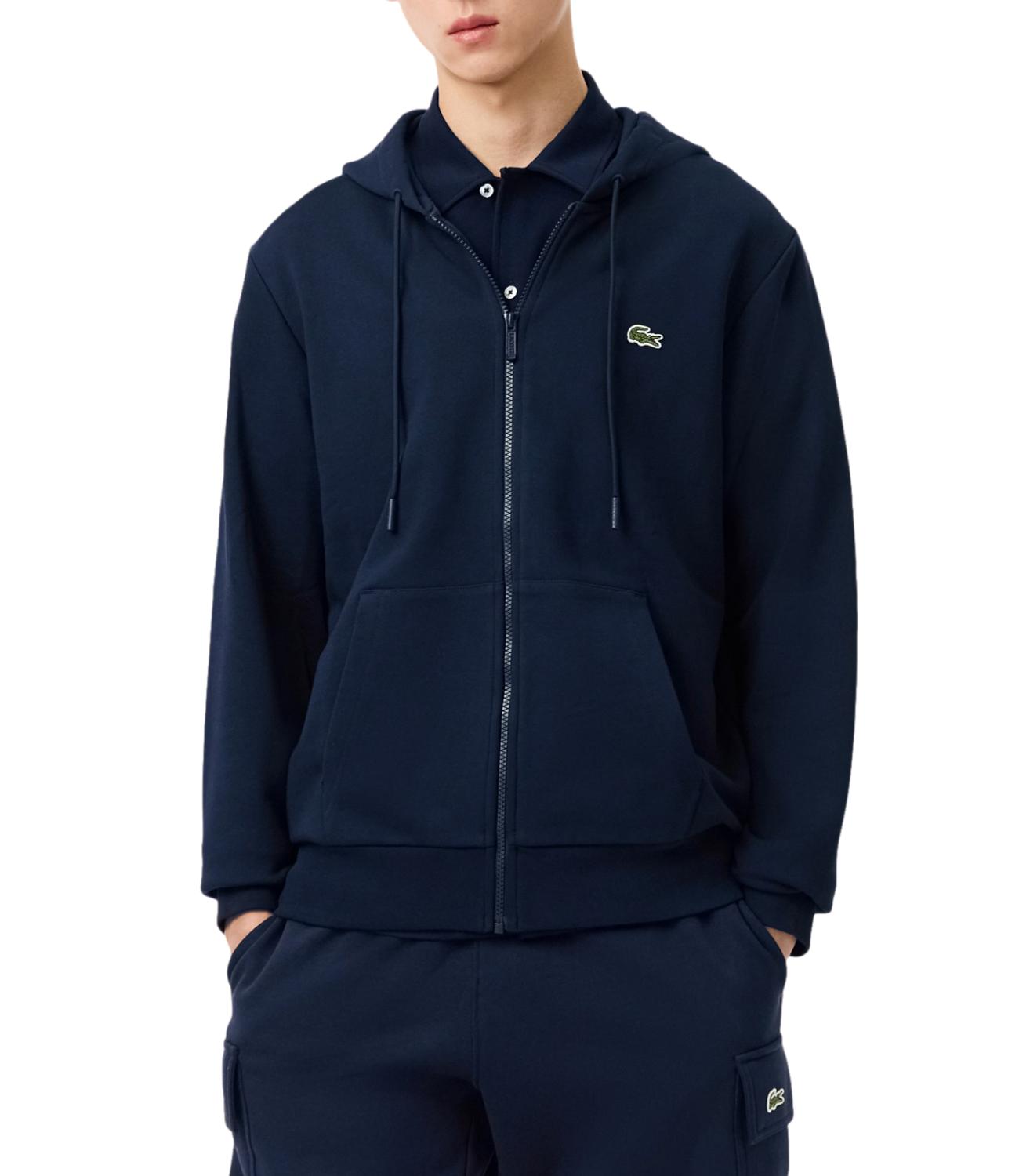 Sweatshirts Uomo Zip e Cappuccio Blu