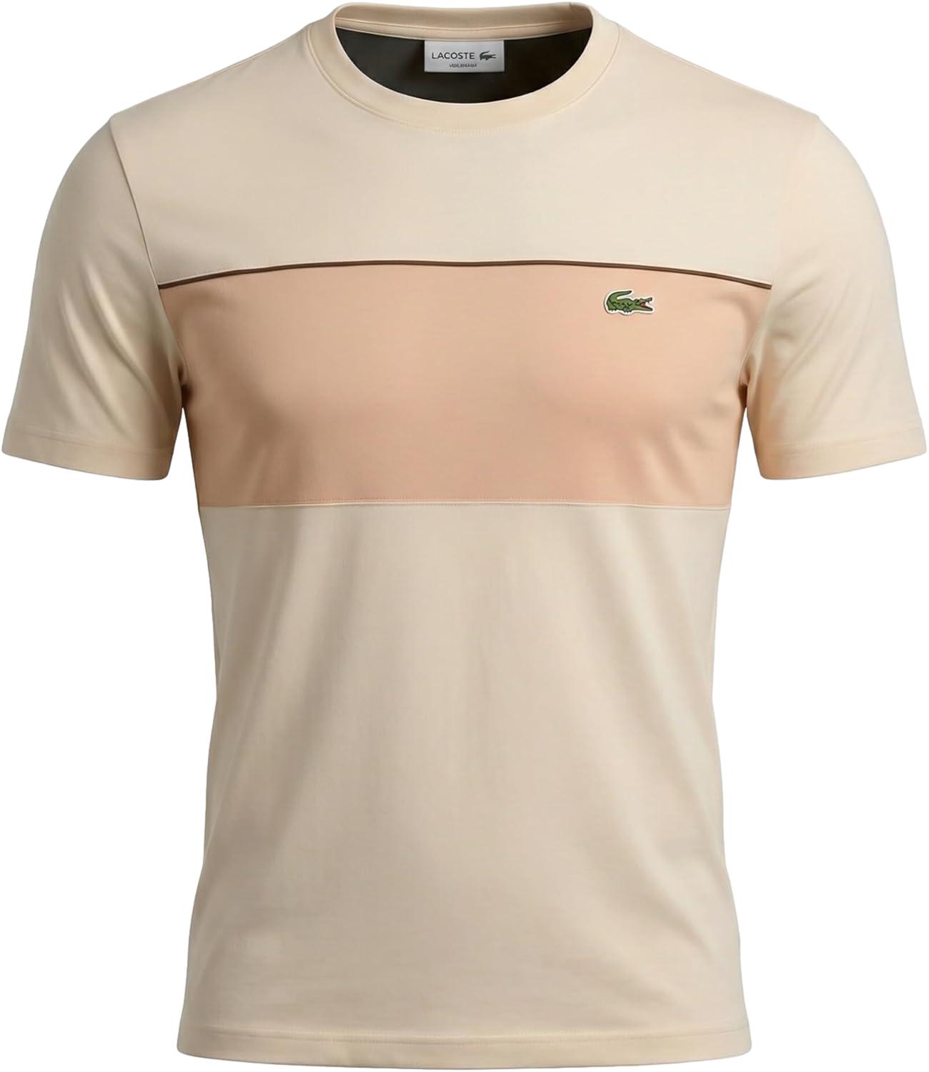 T-Shirt Lacoste TH0896 Uomo - Beige Riga