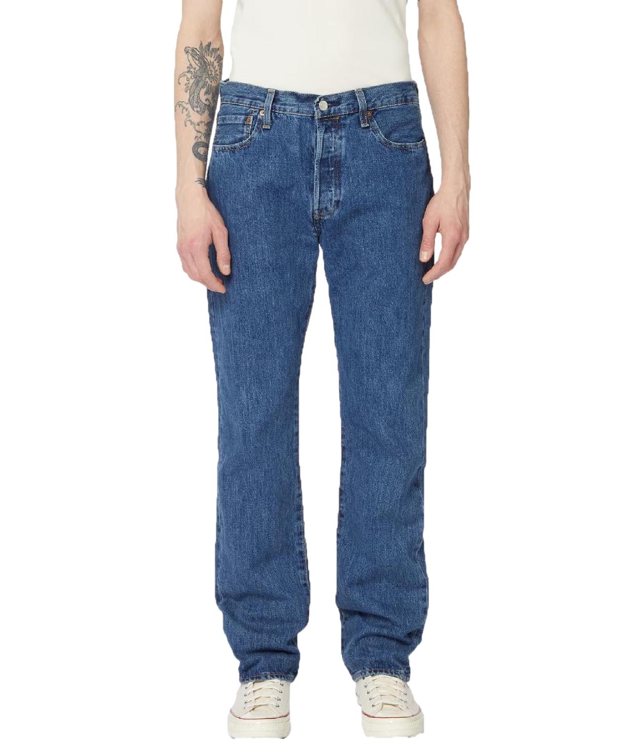Jeans Levi's 501 denim blu medio