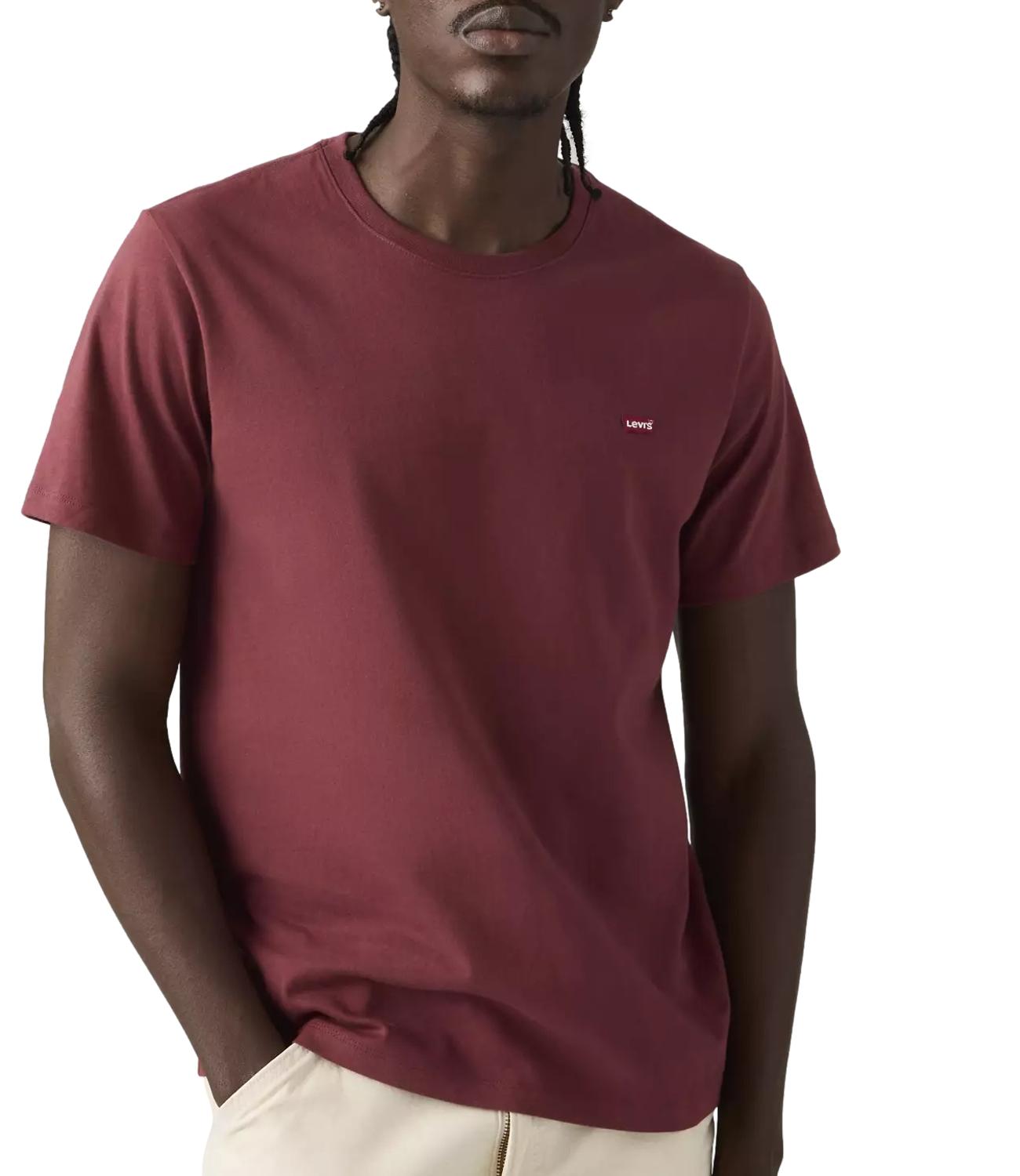 T-shirt Levi's bordeaux oxblood red