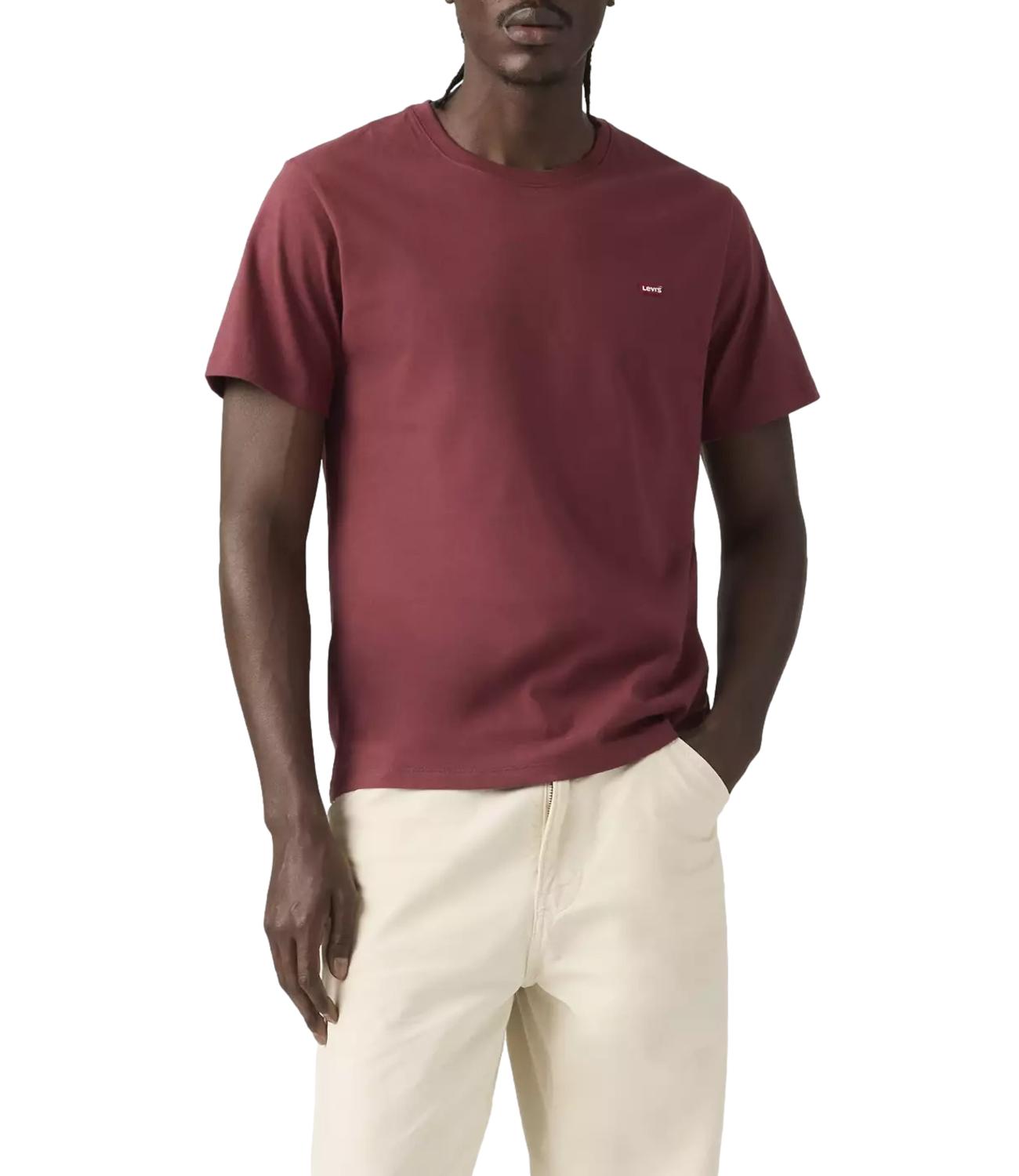 T-shirt Levi's bordeaux oxblood red