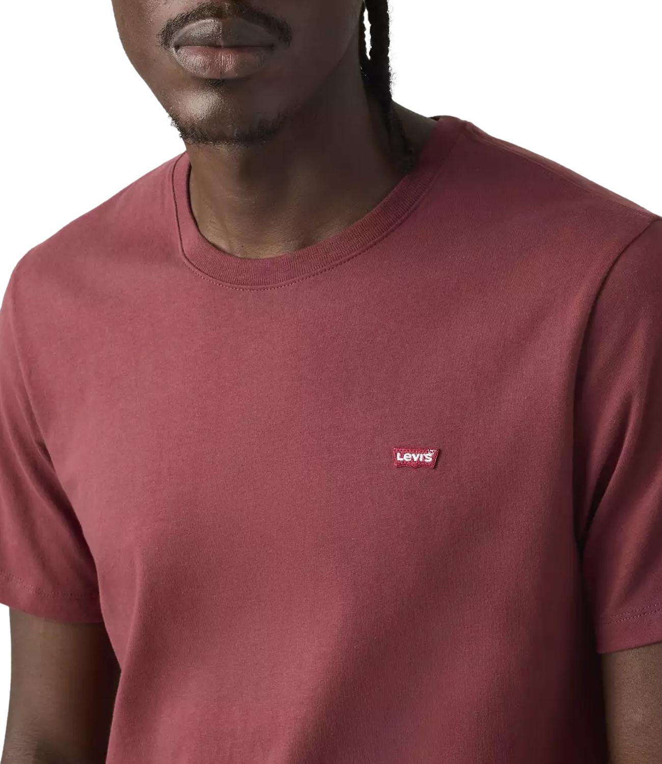 T-shirt Levi's bordeaux oxblood red