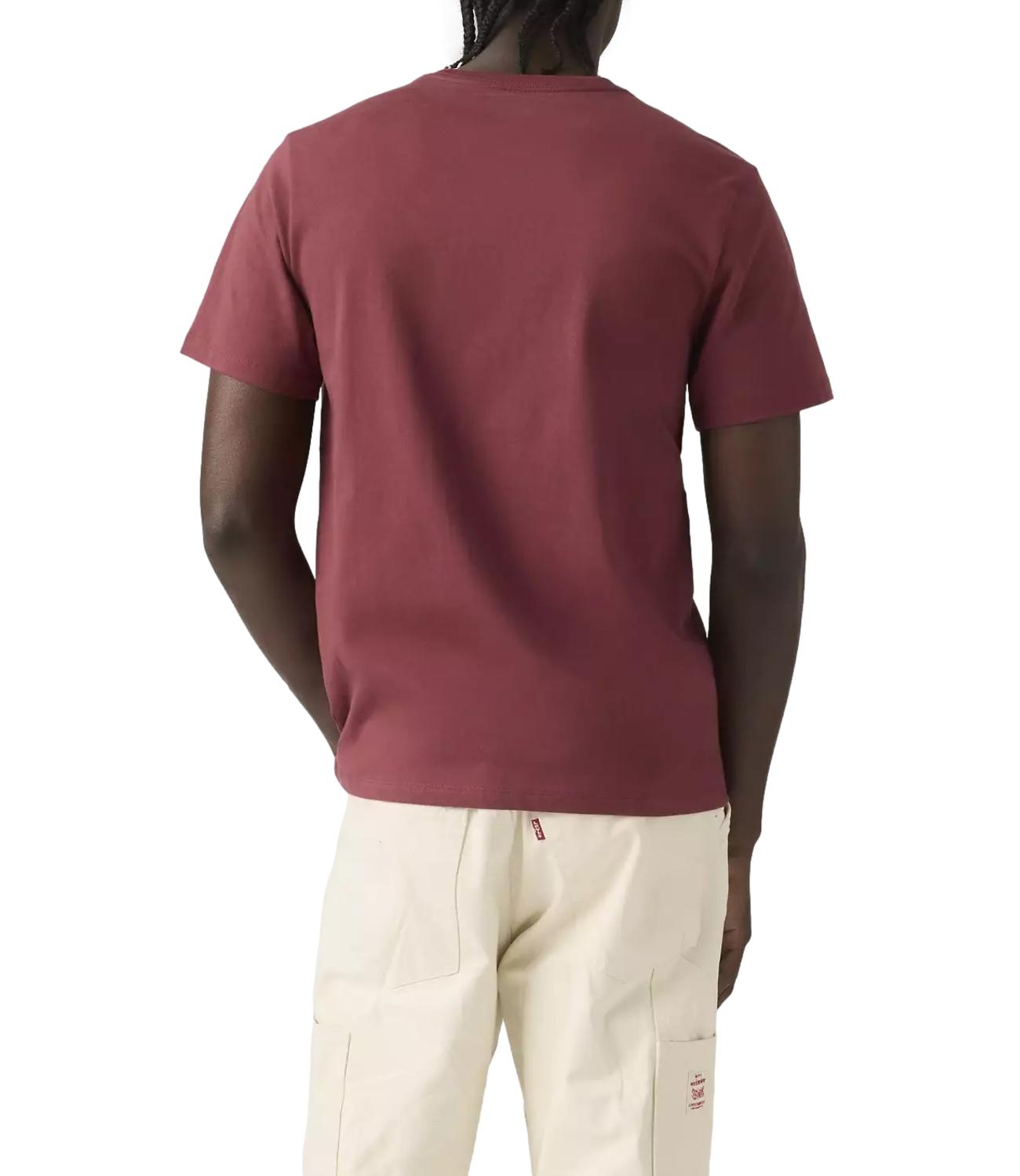 T-shirt Levi's bordeaux oxblood red