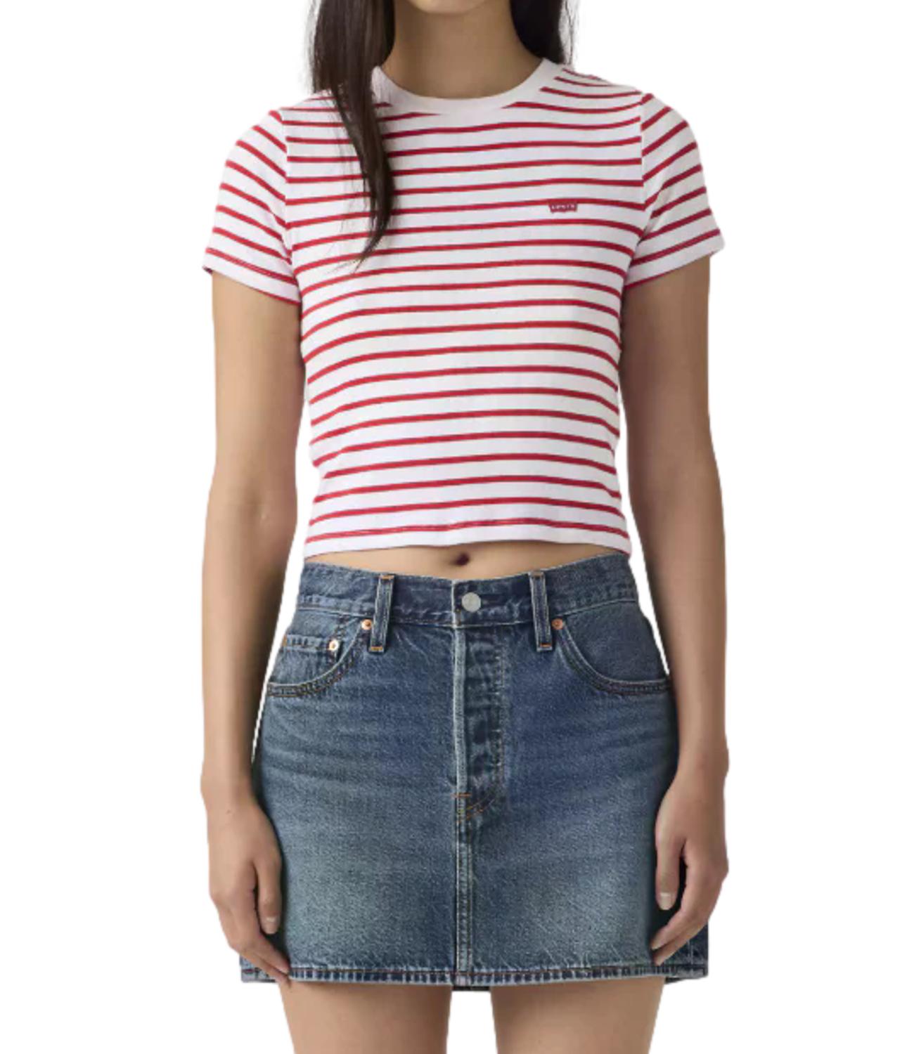 T-Shirt Levi's A7419 Donna - Urban Red