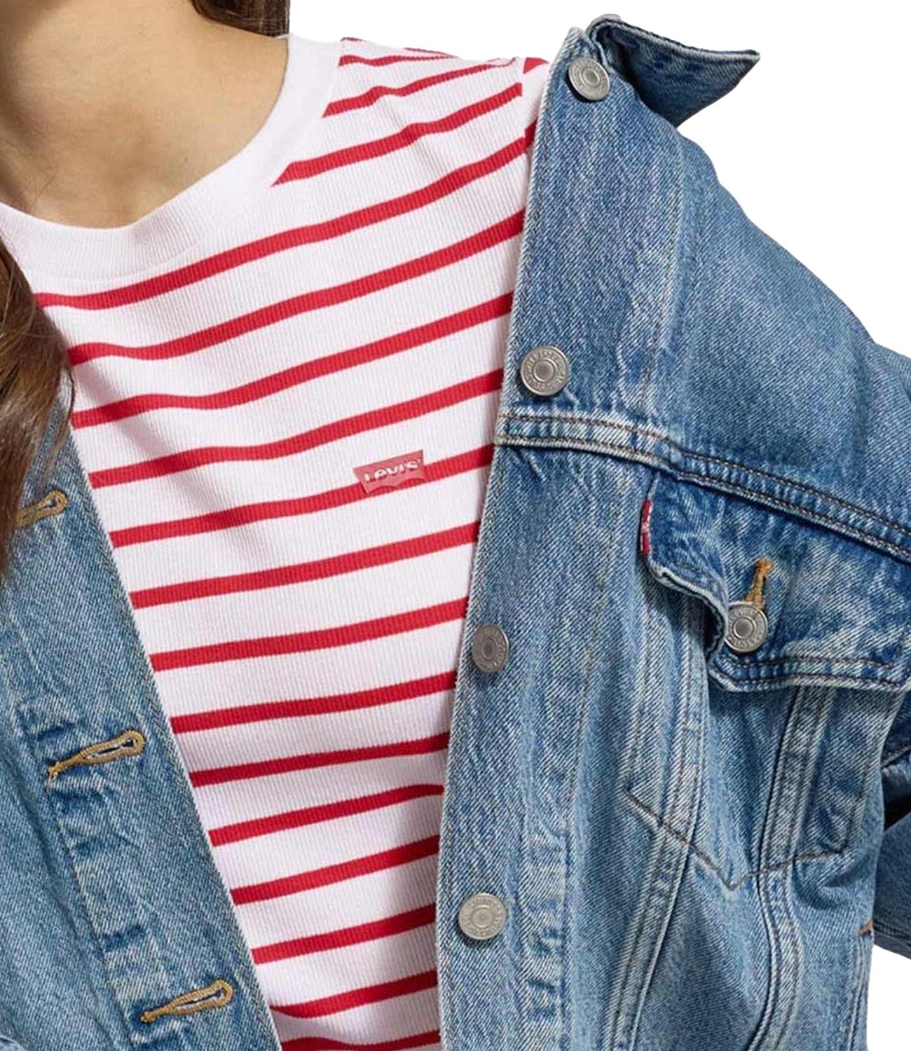 T-Shirt Levi's A7419 Donna - Urban Red