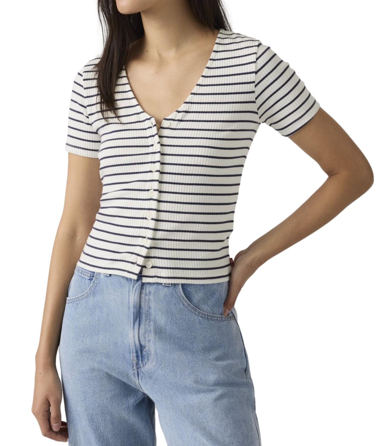 T-Shirt Levi's A8782 Donna - Penelope Stripe