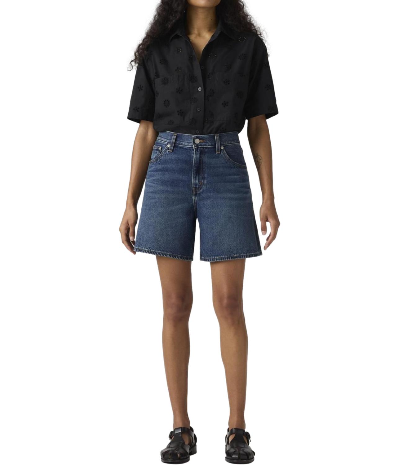 Shorts jeans Levi's A9311 Donna - Denim