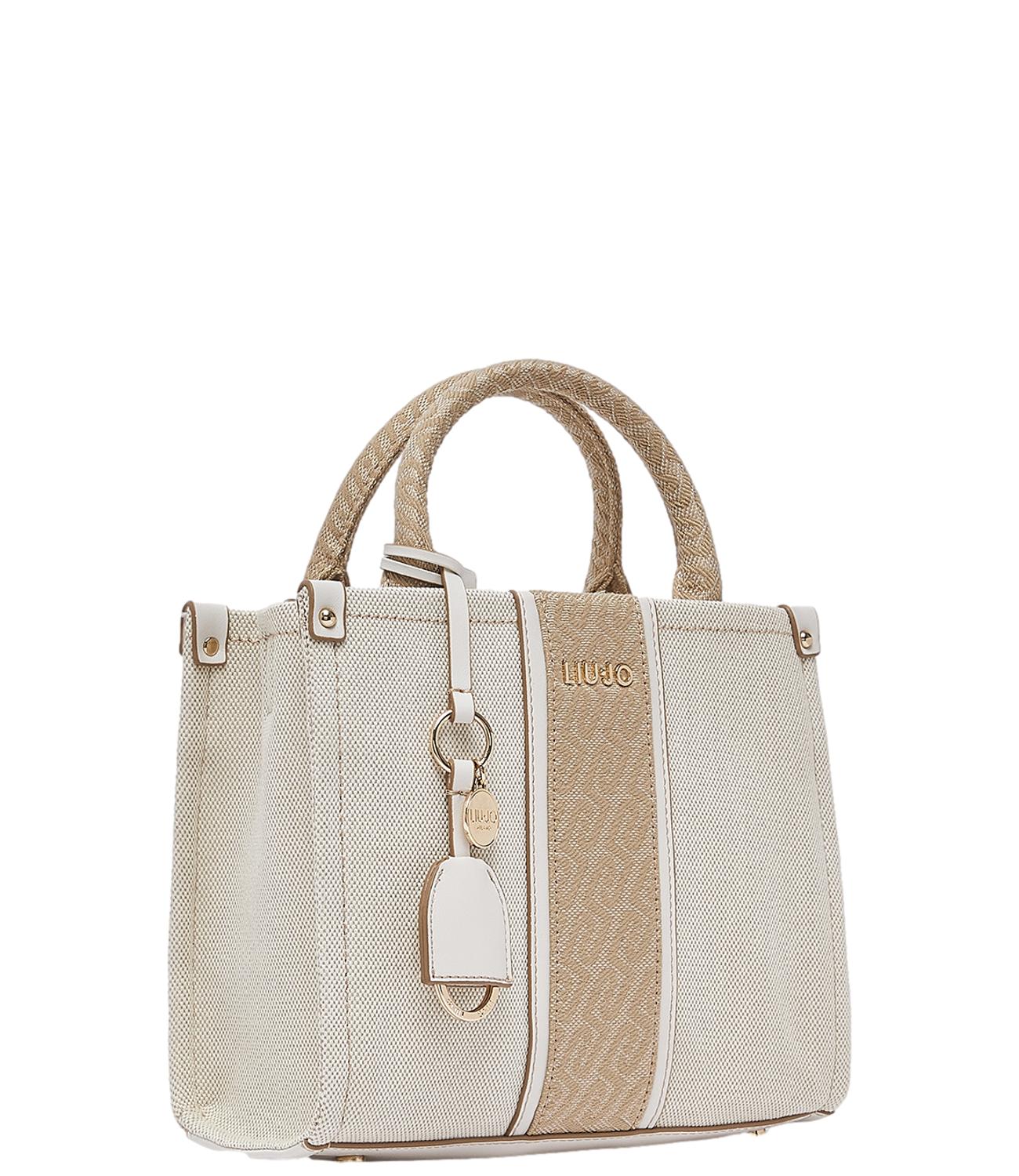 Liu Jo Borsa Jacquard Neutro/Cream Donna
