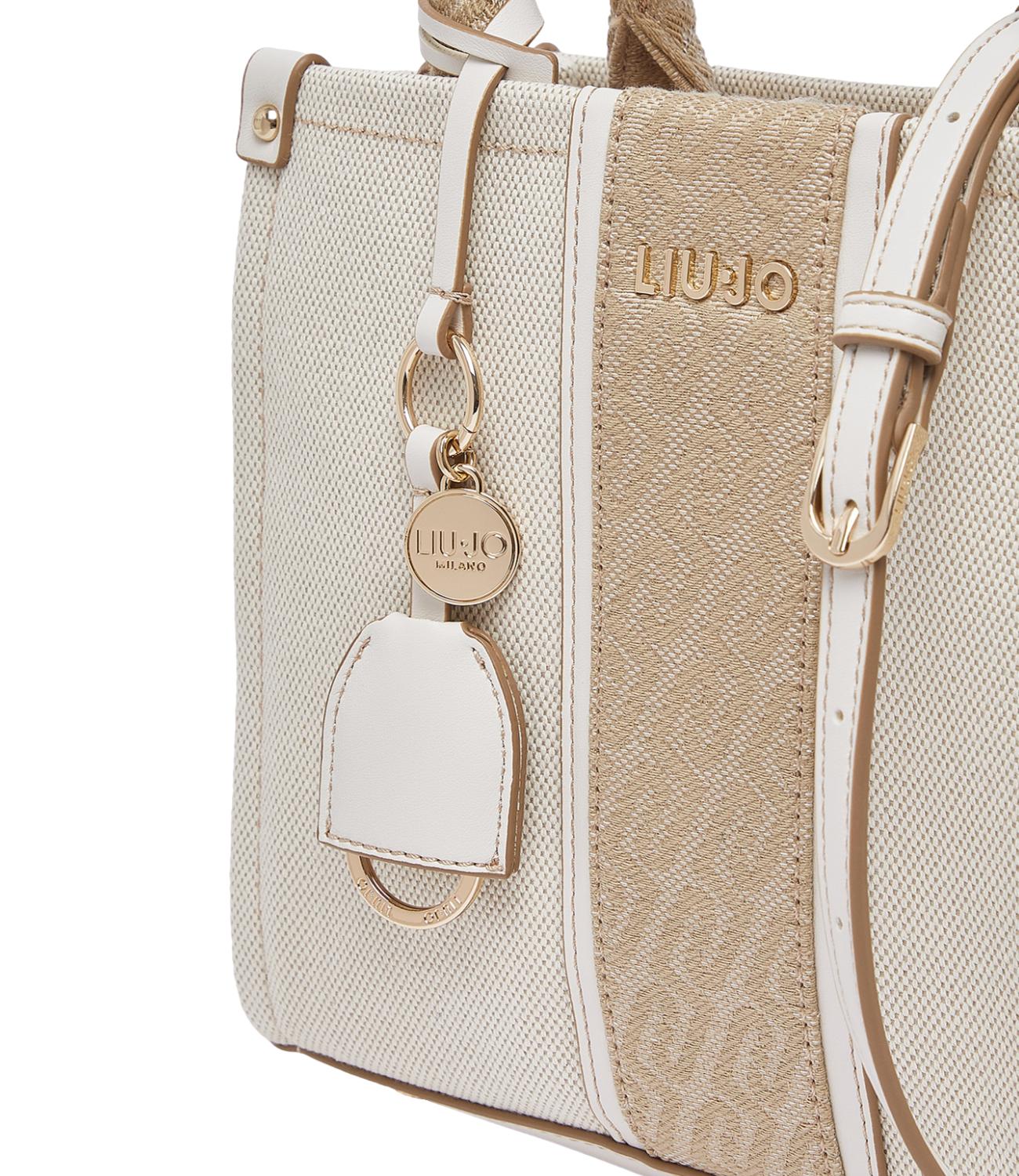 Liu Jo Borsa Jacquard Neutro/Cream Donna