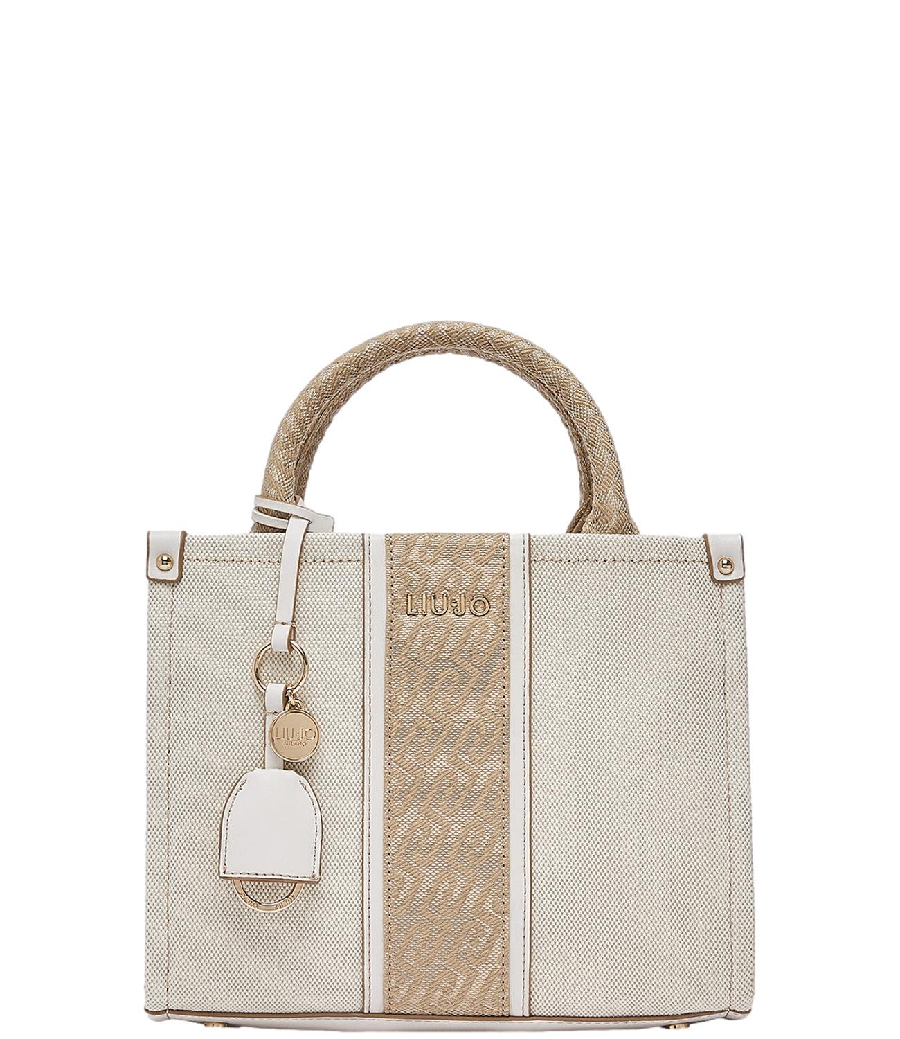 Liu Jo Borsa Jacquard Neutro/Cream Donna
