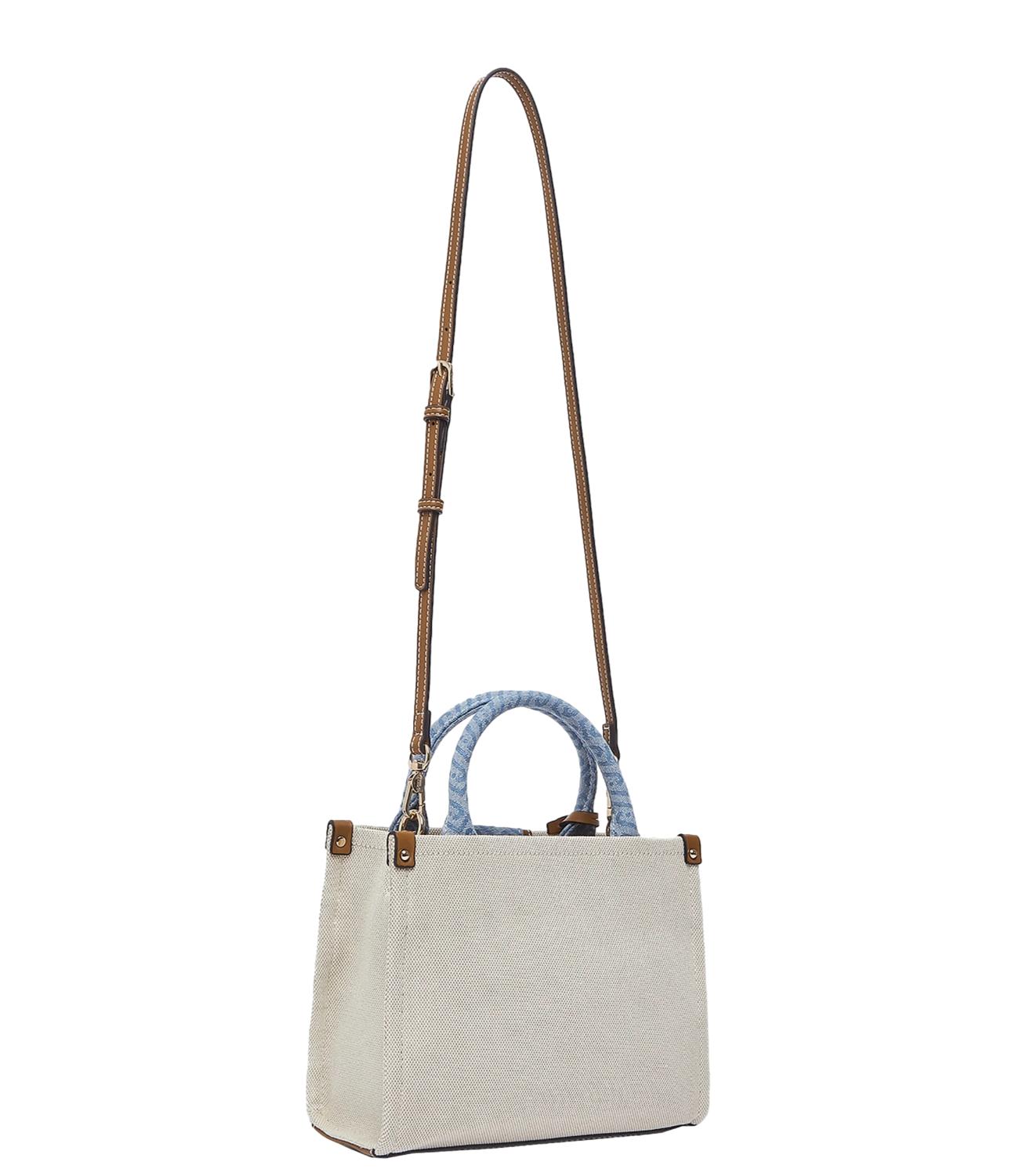 Liu Jo Borsa Jacquard Neutro/Denim Donna