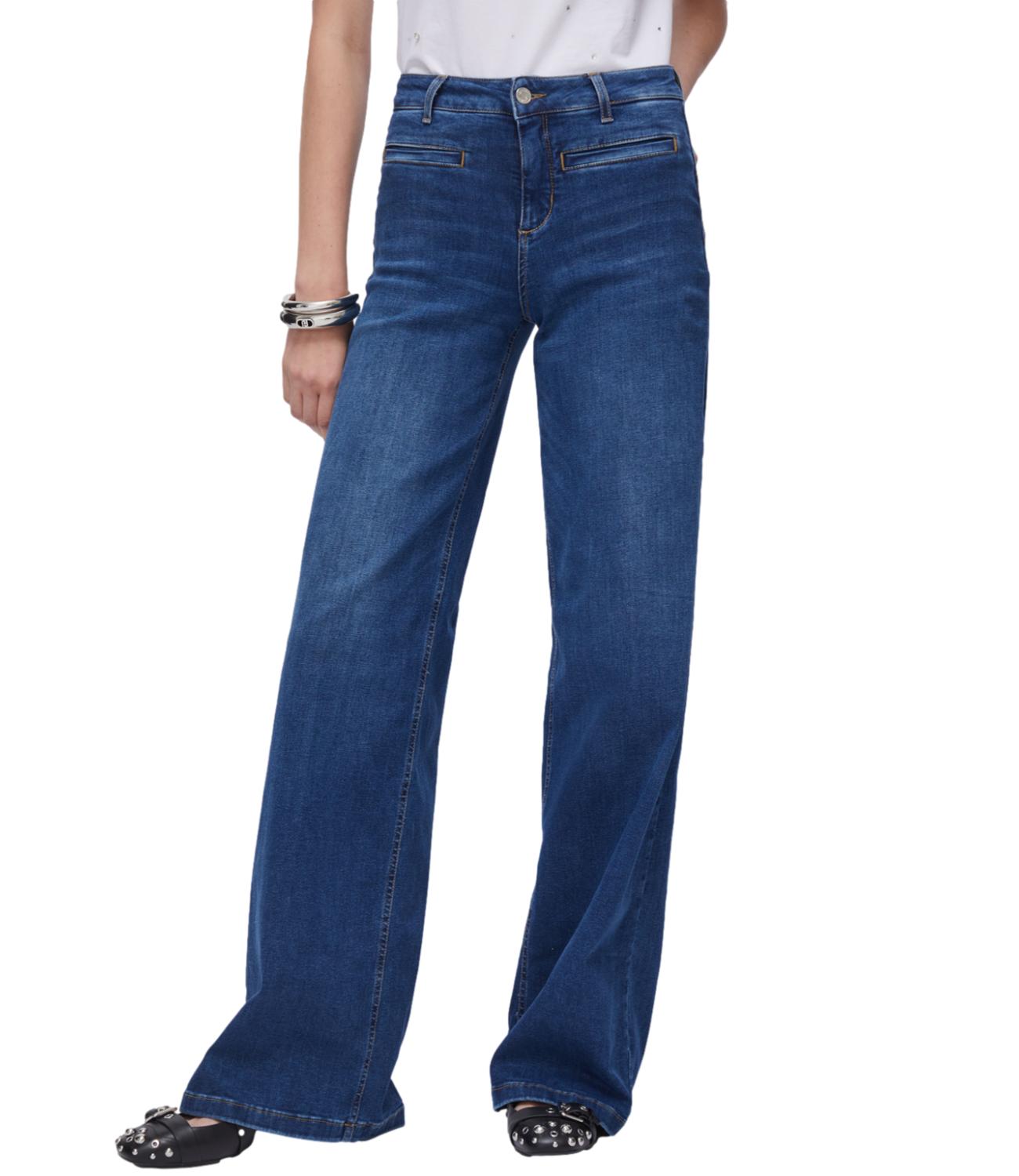 Jeans Liu jo UA6069DS004 Donna - Den.blue Dk.real