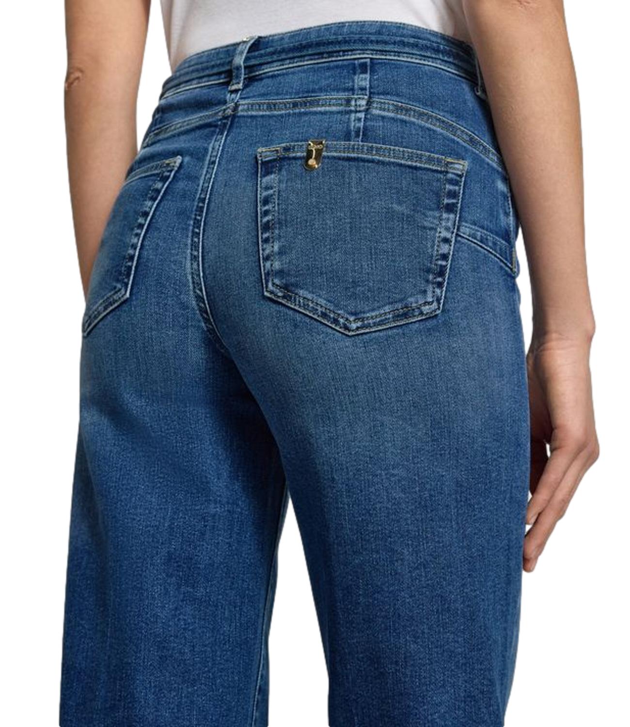 Liu Jo Jeans Flare Blu Bubble Donna
