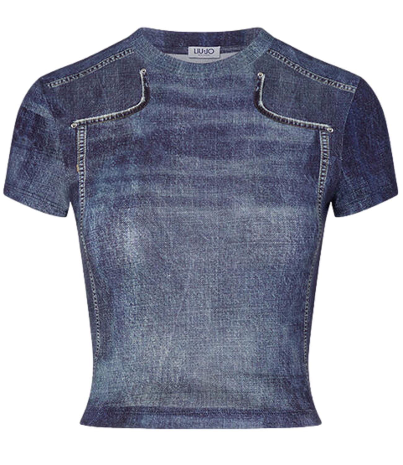 Liu Jo T-shirt Special Denim Donna