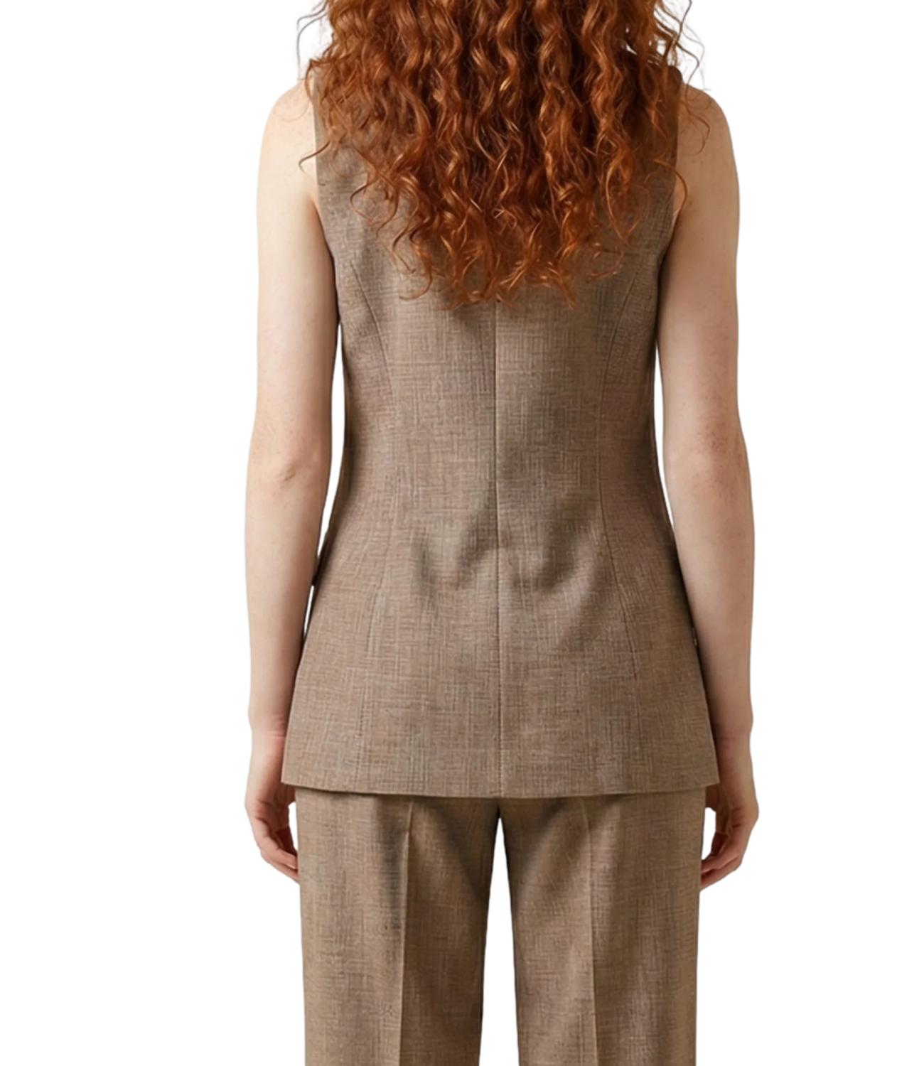 Liu Jo Gilet Biscotto Mel. Donna