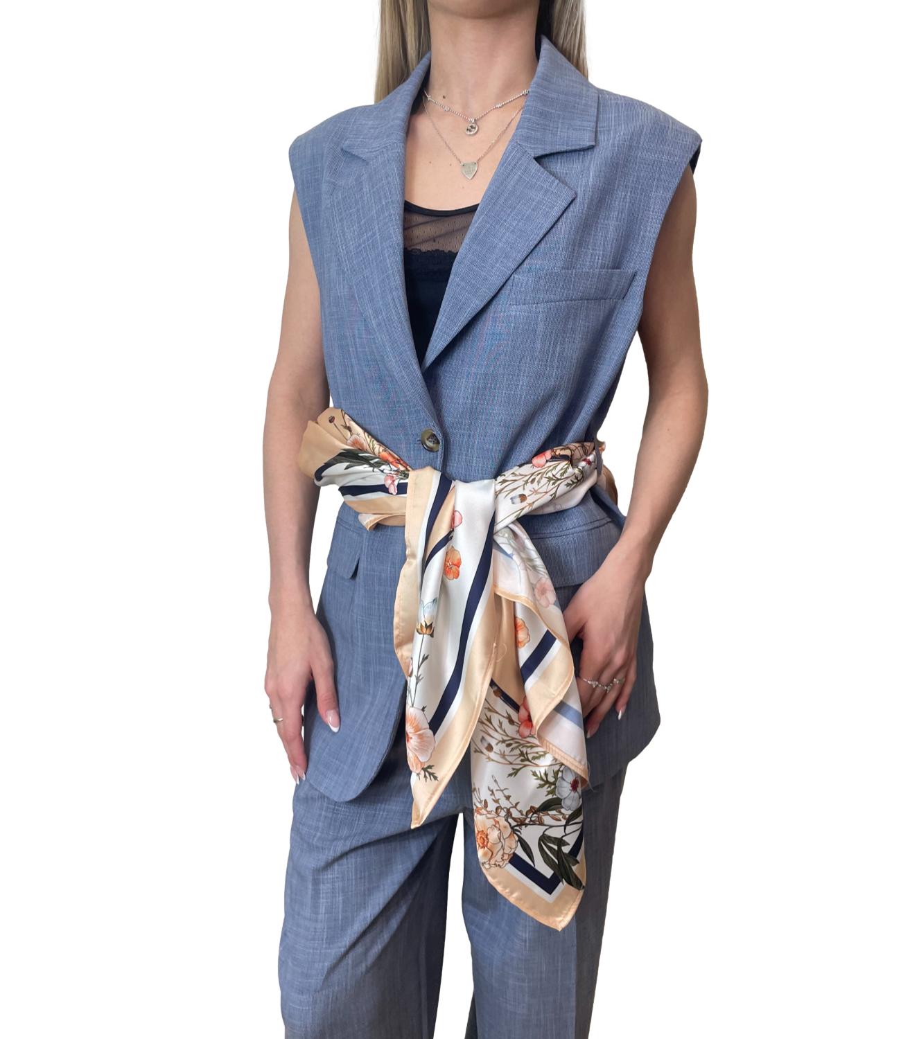 Pantalone beige cotone