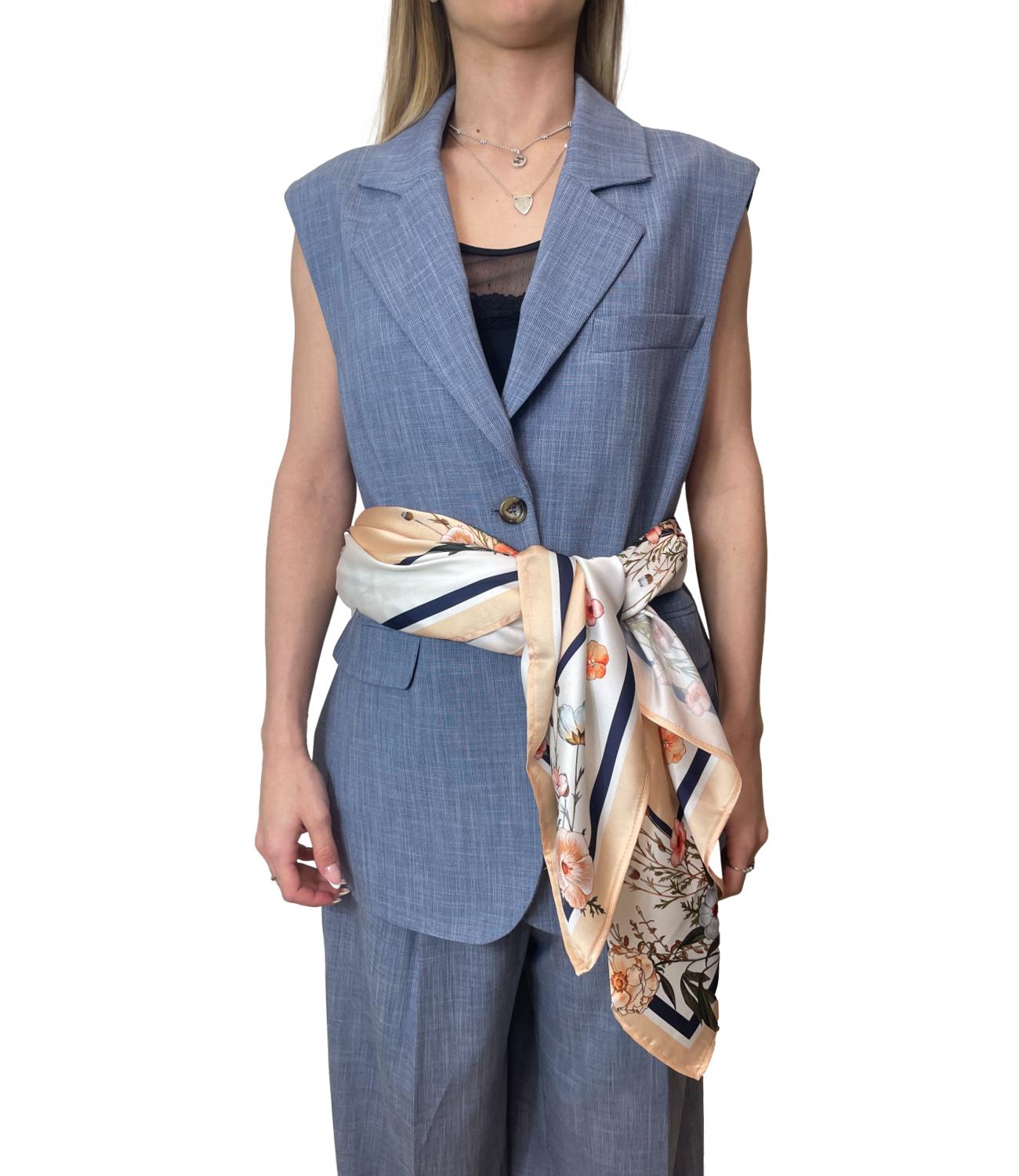 Pantalone beige cotone
